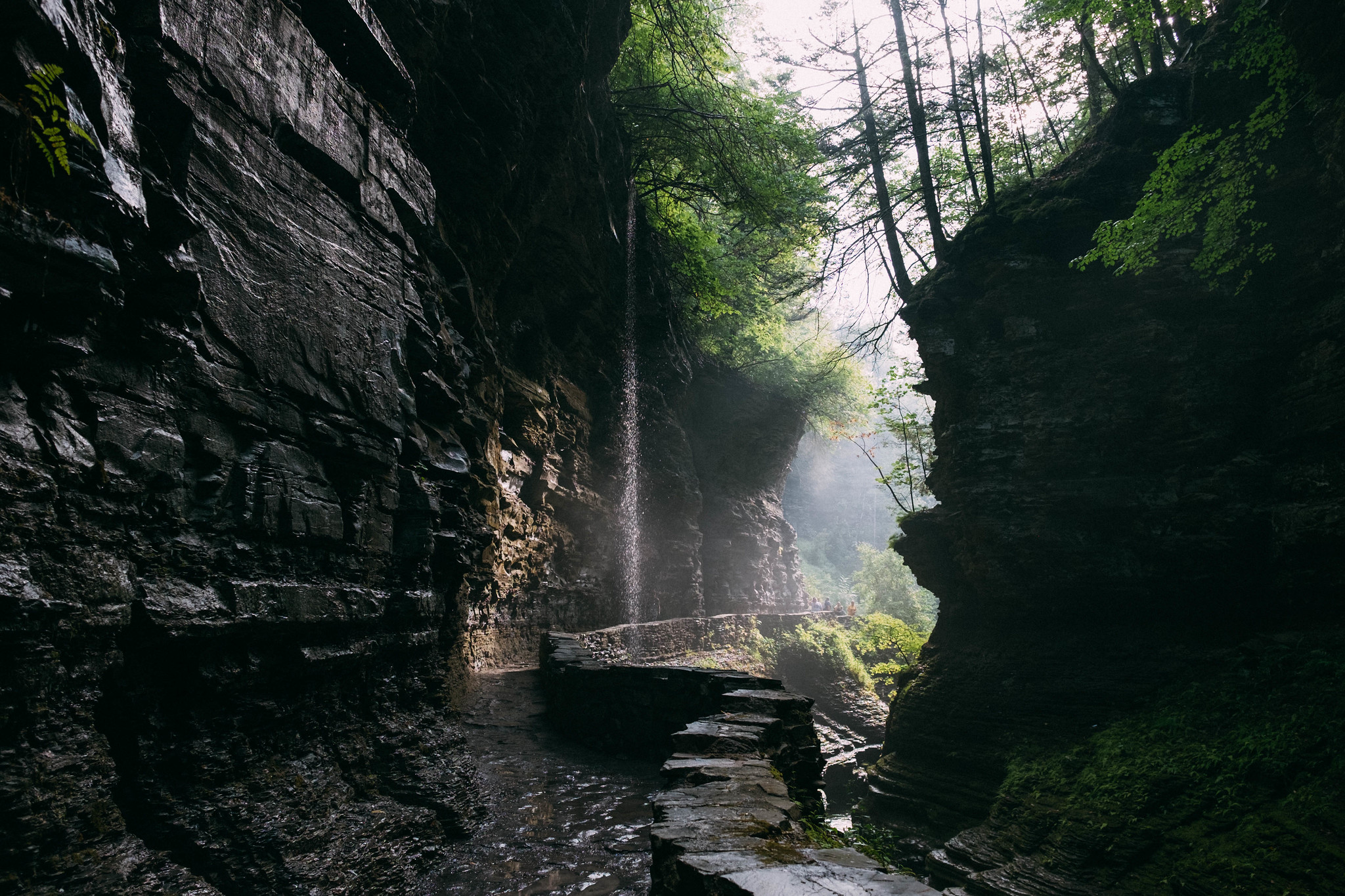 Waterfalls at Watkins Glen State Park