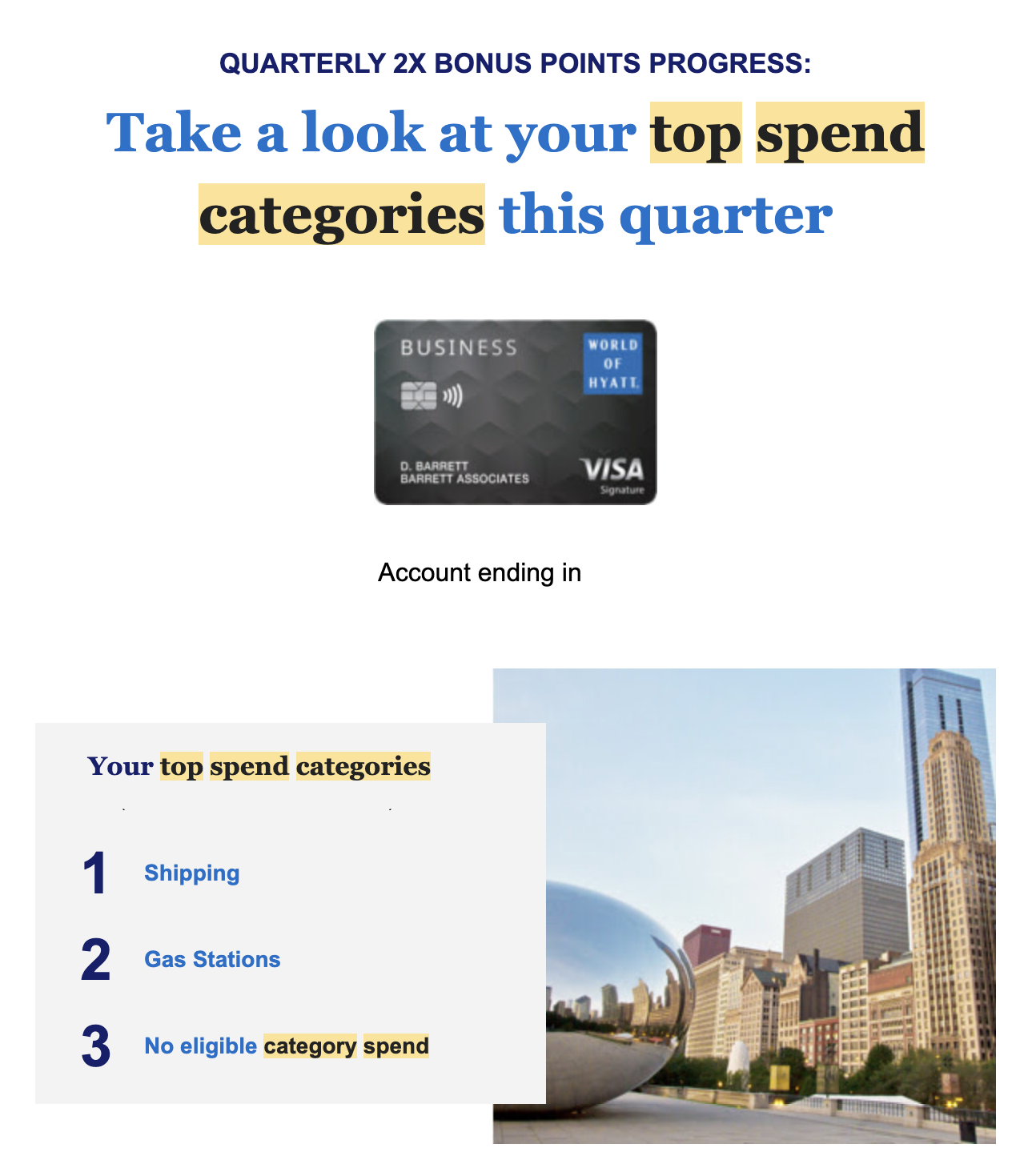 World of Hyatt Business card 2x bonus categories World of Hyatt business card spending categories
