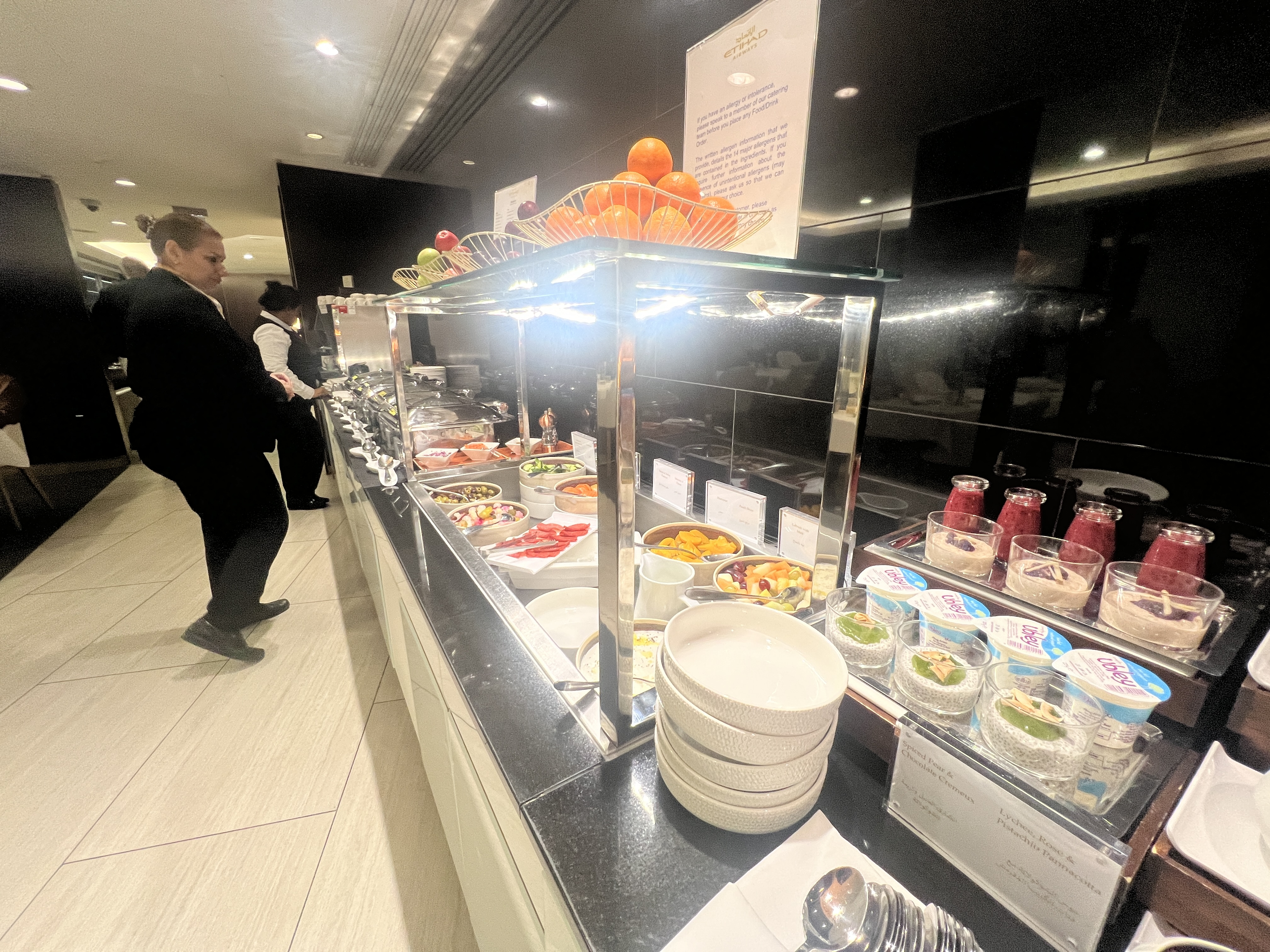 Etihad Lounge LHR Buffet Etihad Lounge LHR Buffet