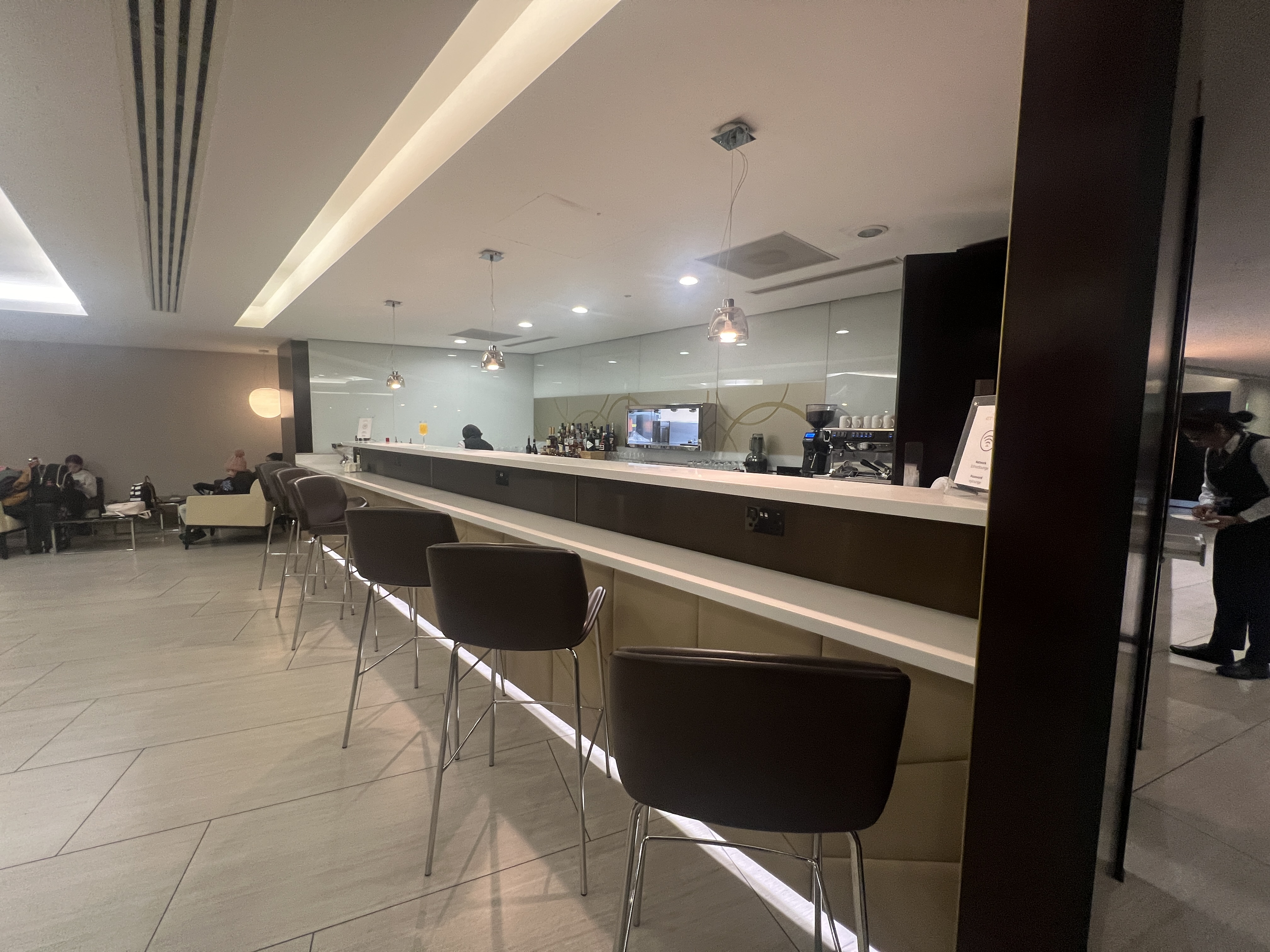 Etihad Lounge LHR Bar Etihad Lounge LHR Bar