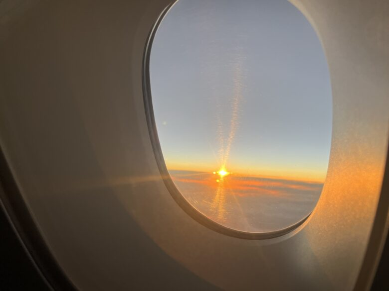 Etihad First Class Sunset View Etihad First Class Sunset View