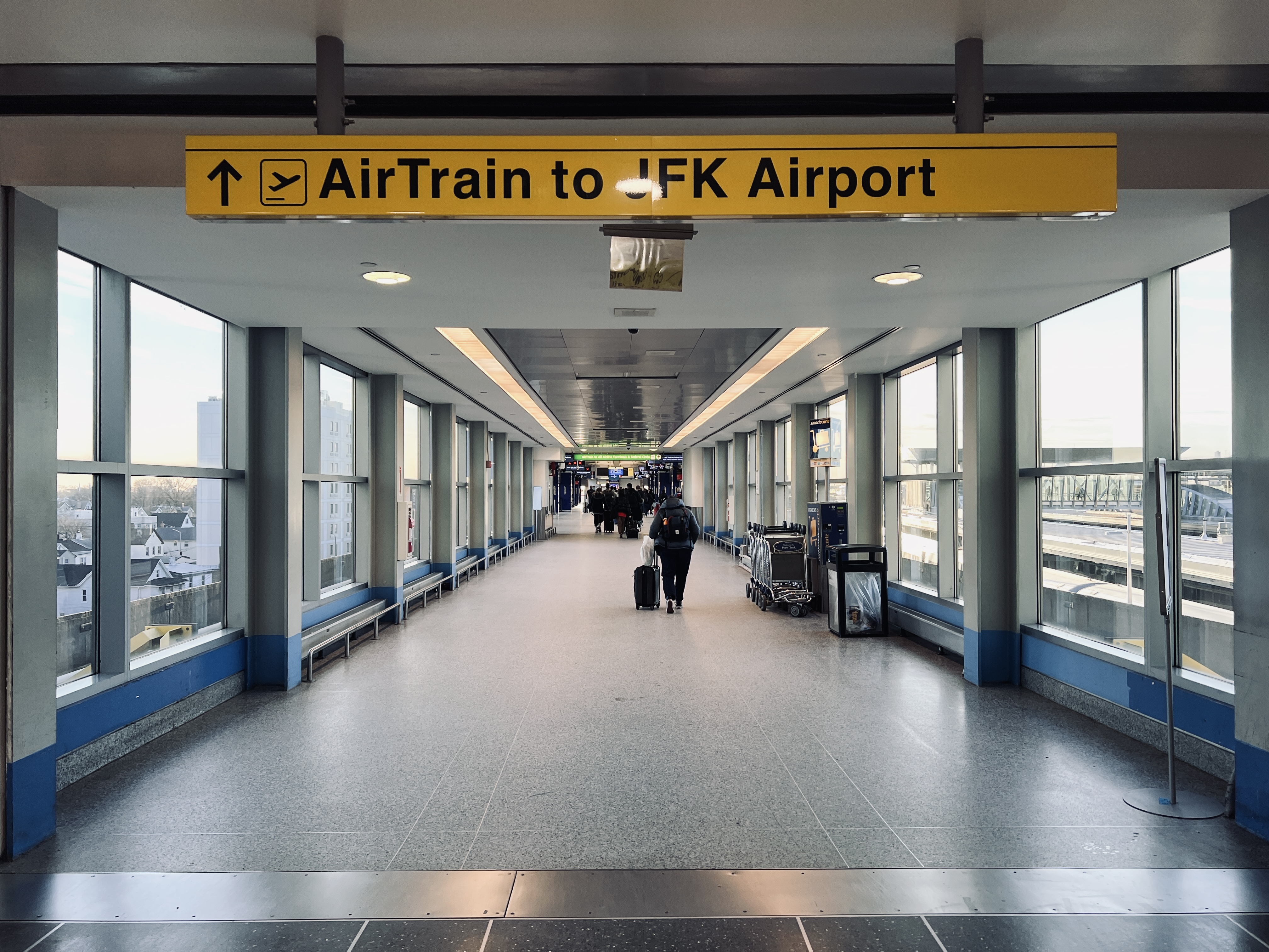 AirTrain to JFK sign AirTrain to JFK sign