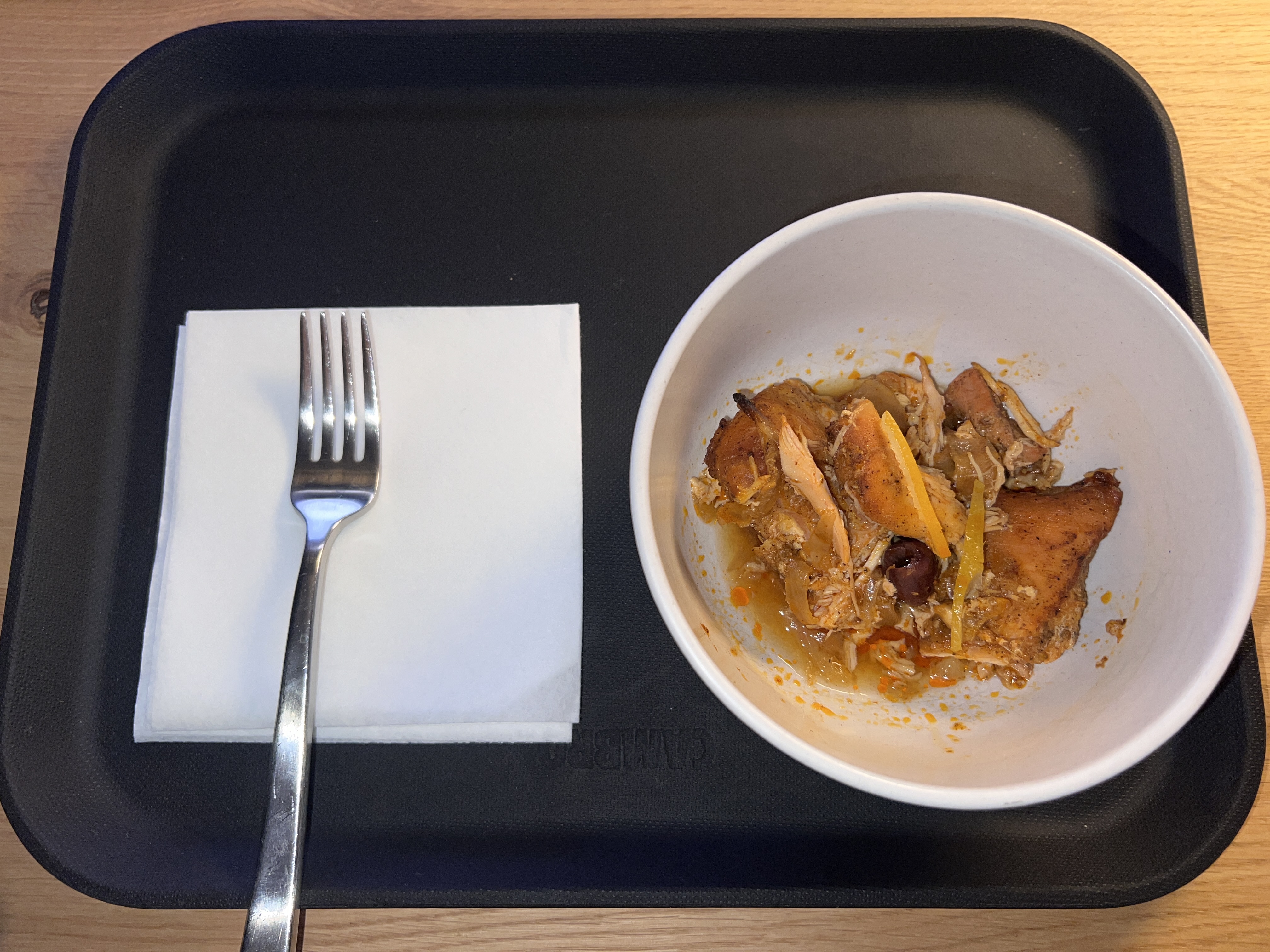 Chase Sapphire Lounge JFK chicken tagine Chase Sapphire Lounge JFK chicken tagine