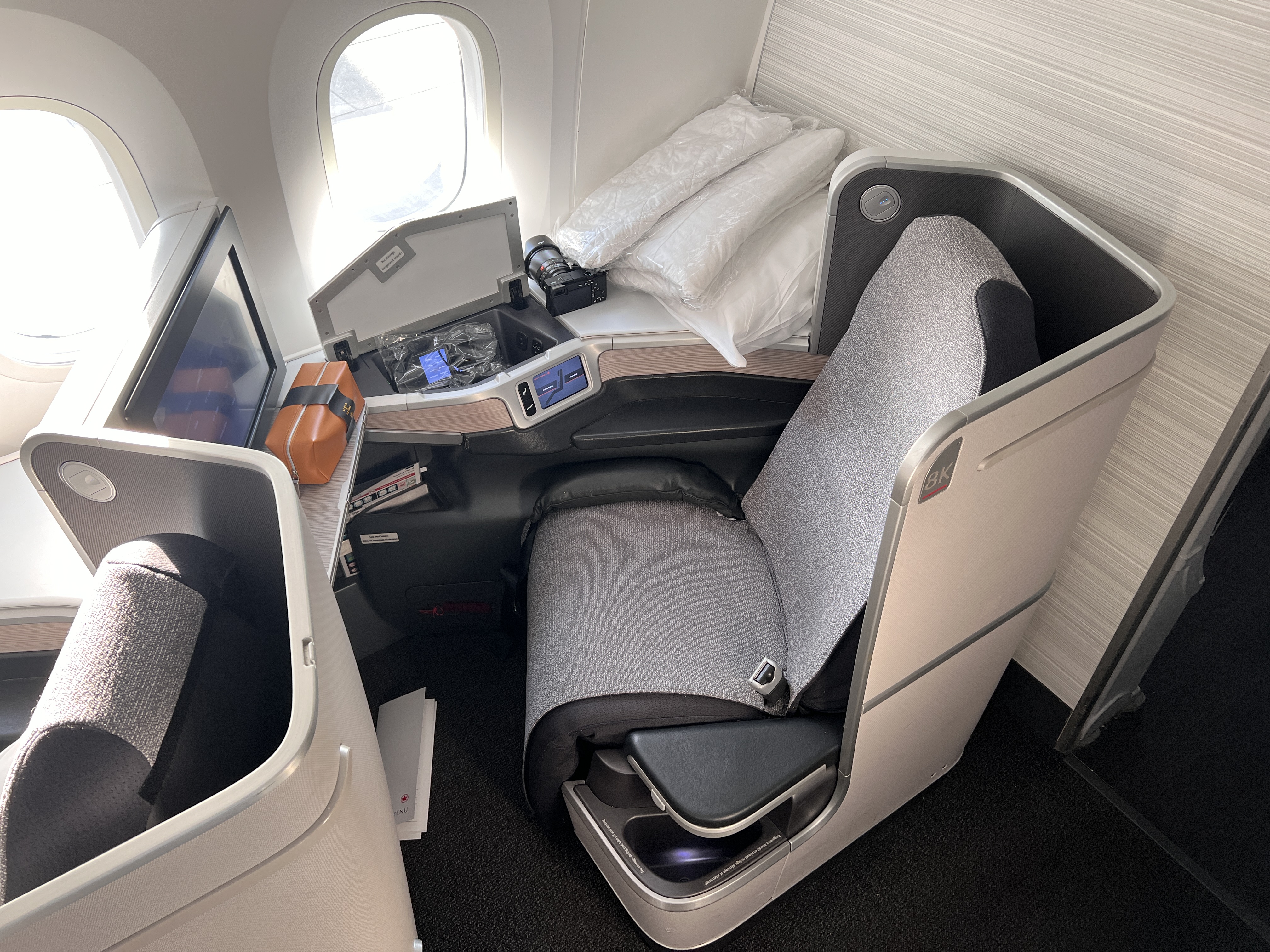 2. Air canada business class seat