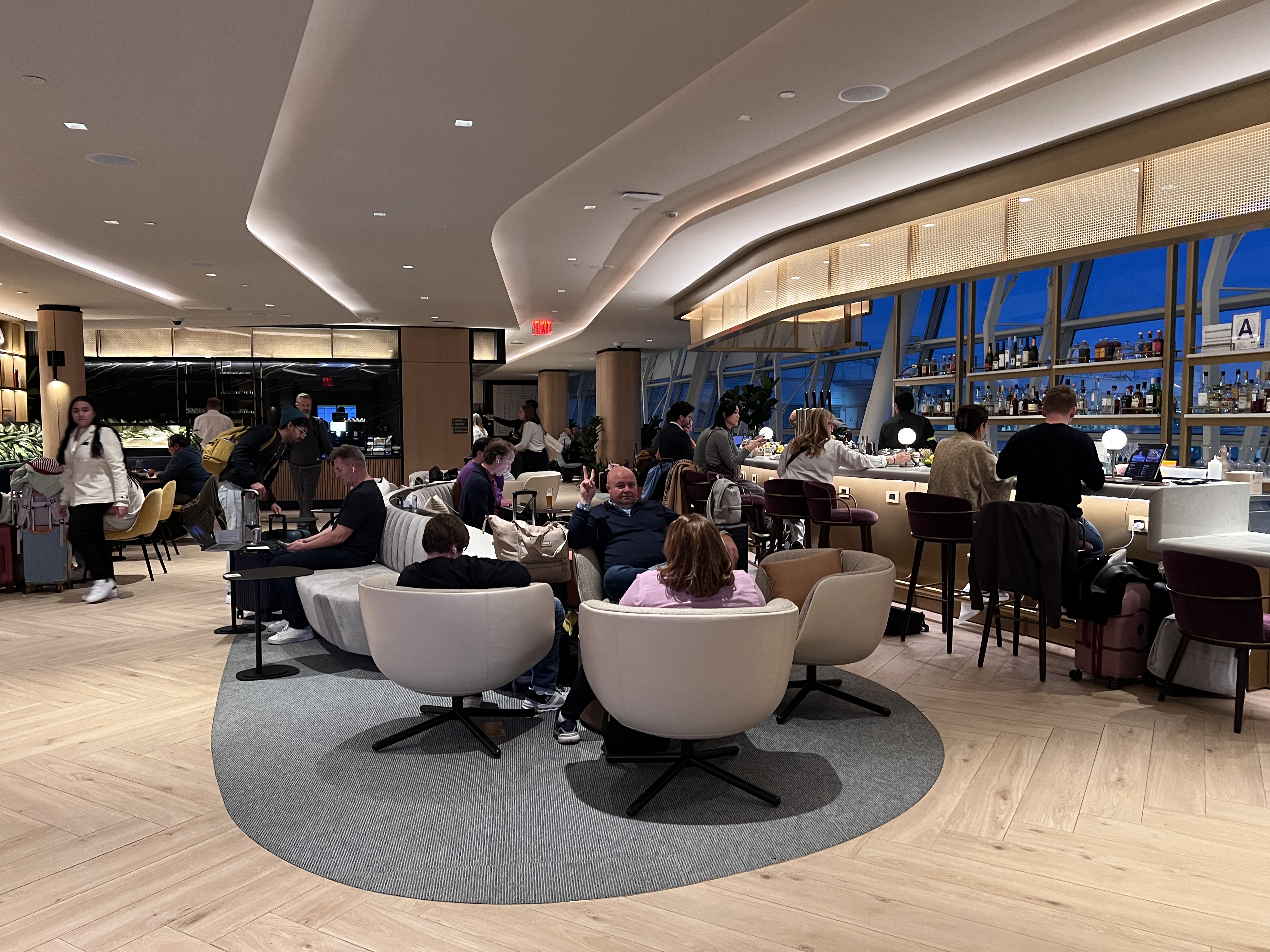 Chase Sapphire Lounge JFK seating main Chase Sapphire Lounge JFK seating main
