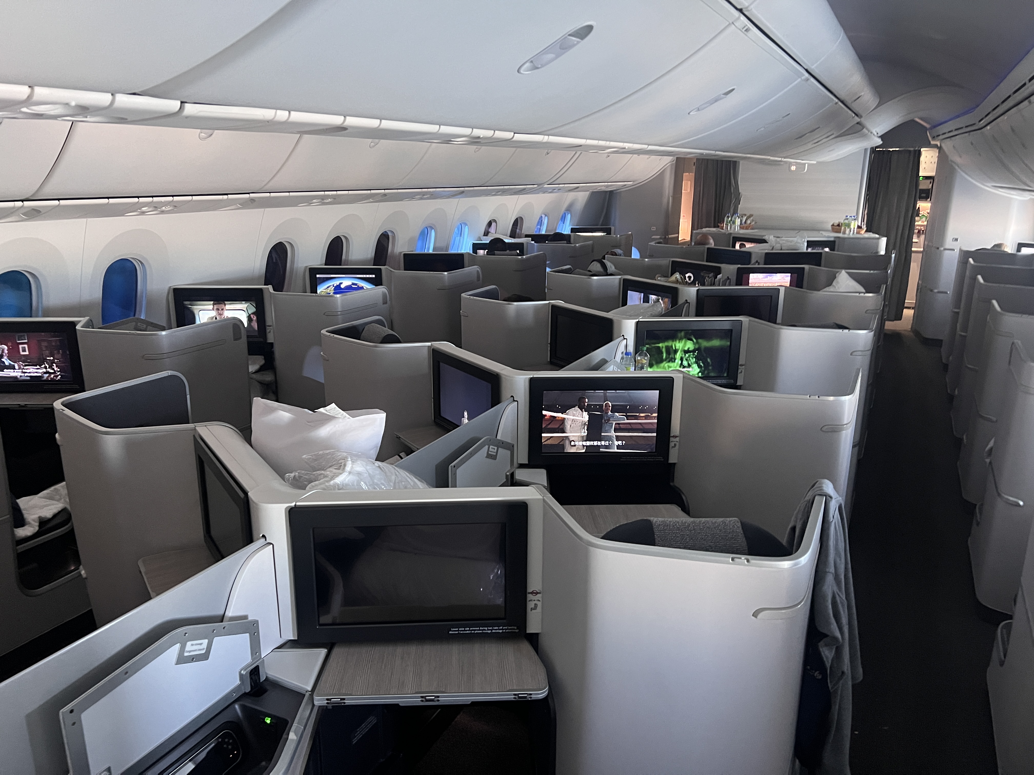 Air Canada business class cabin 787 Air Canada business class cabin 787