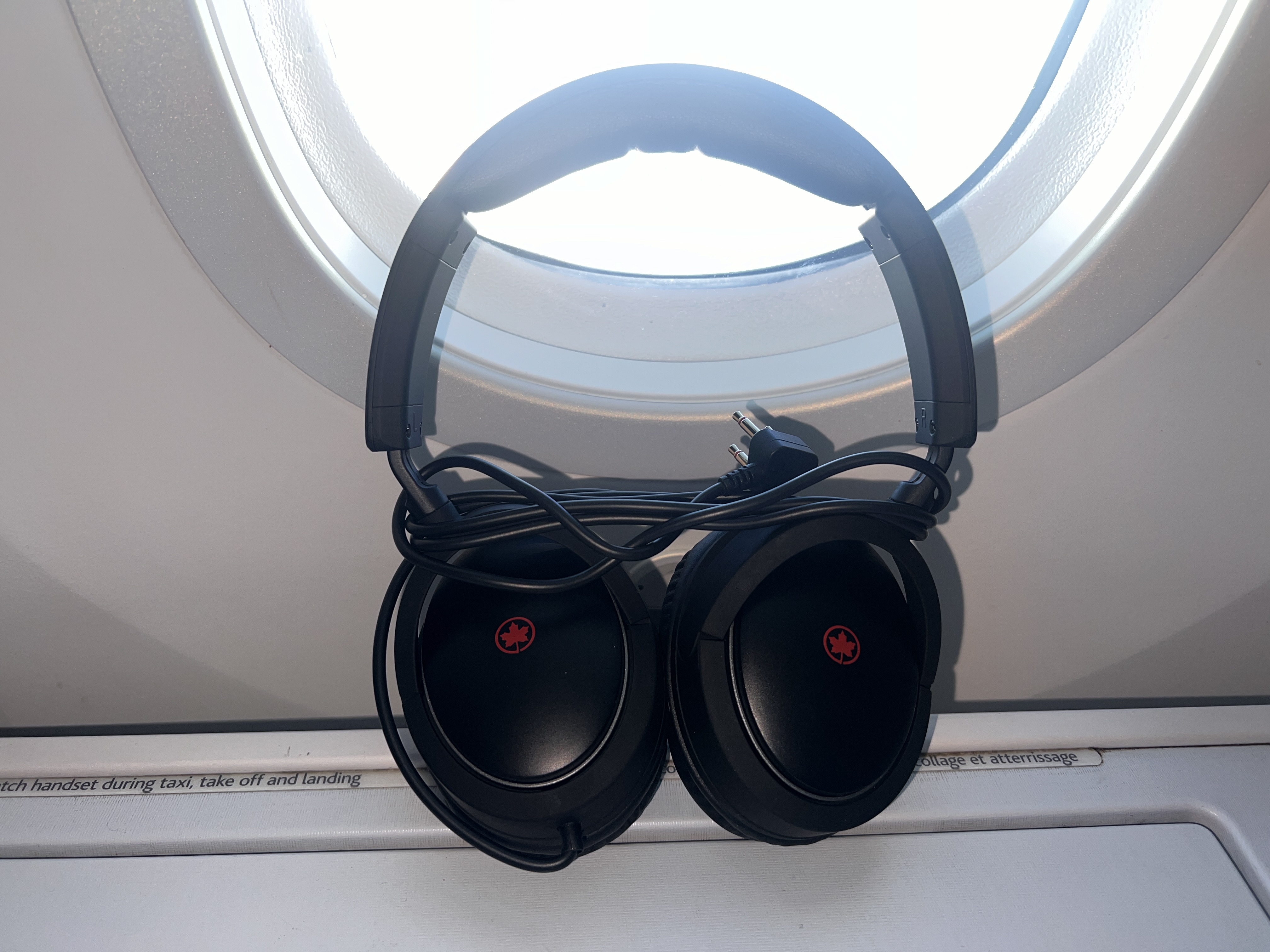 Air Canada business class headphones Air Canada business class headphones