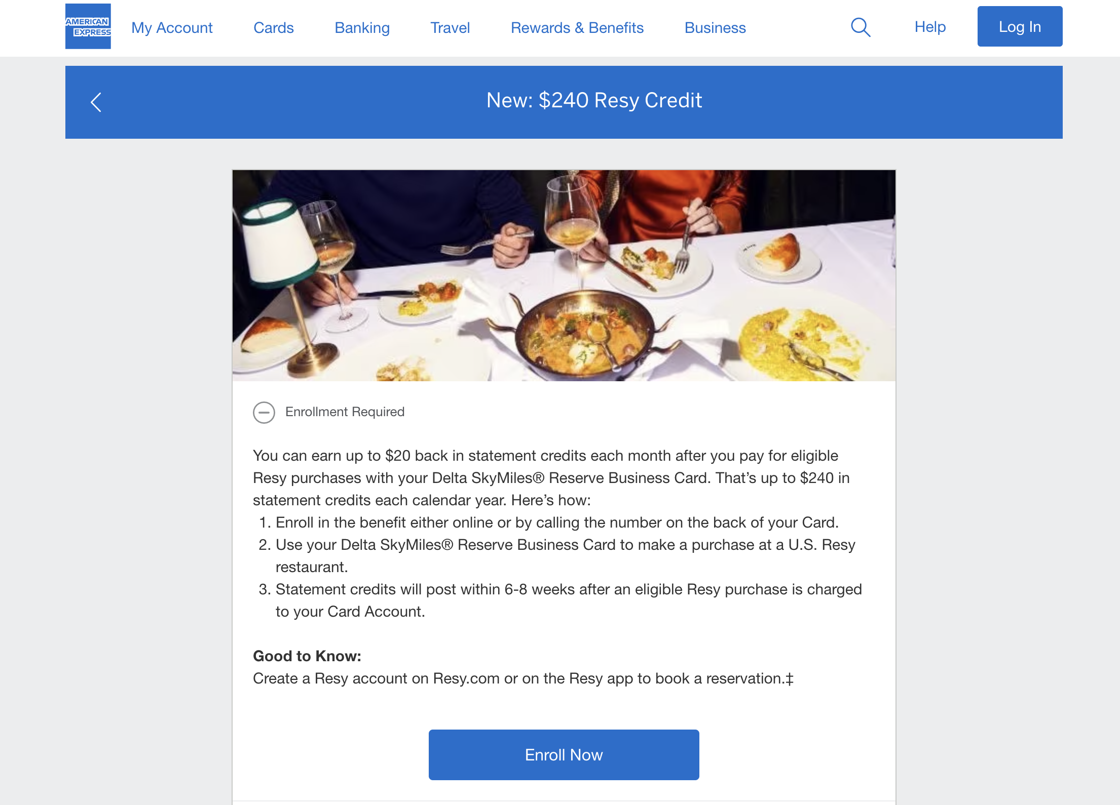 Amex Resy Amex Resy