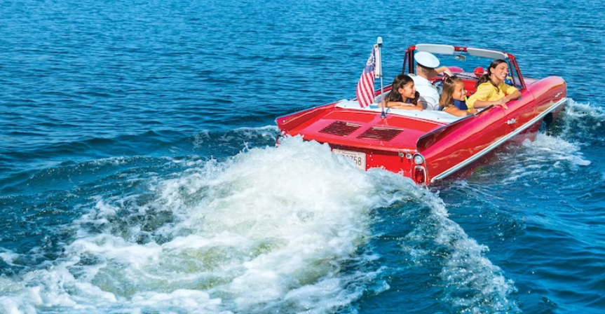 Amphicars Disney Springs
