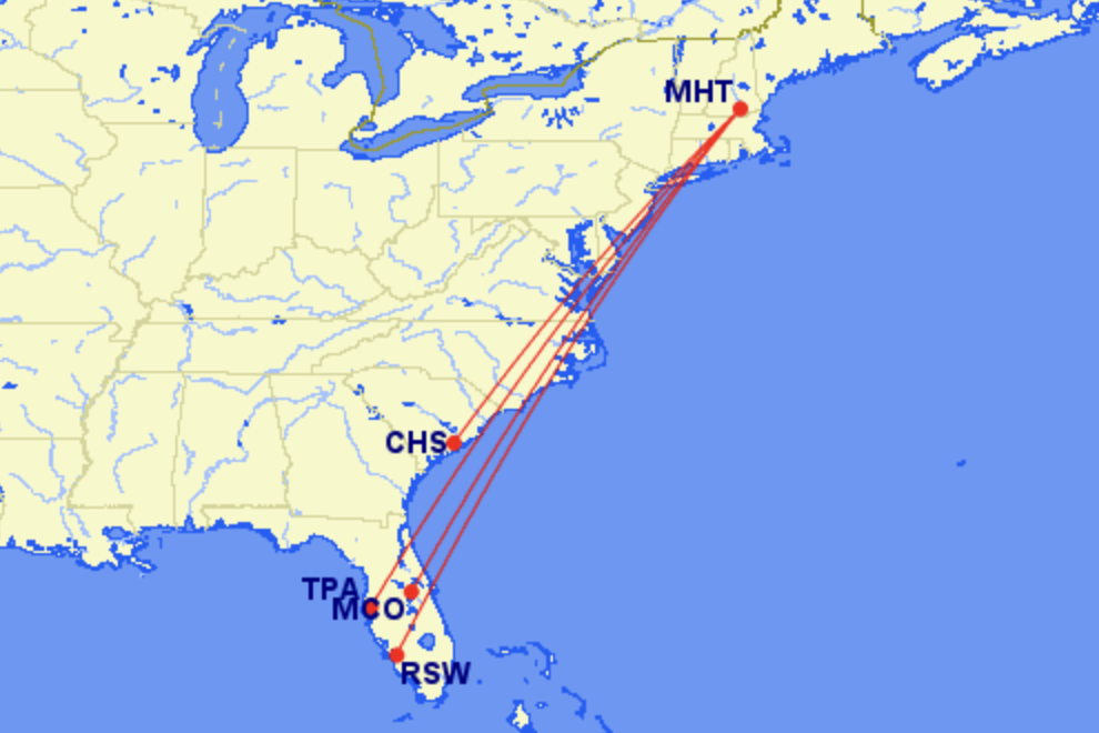 Breeze New Sunshine Routes from Manchester MHT