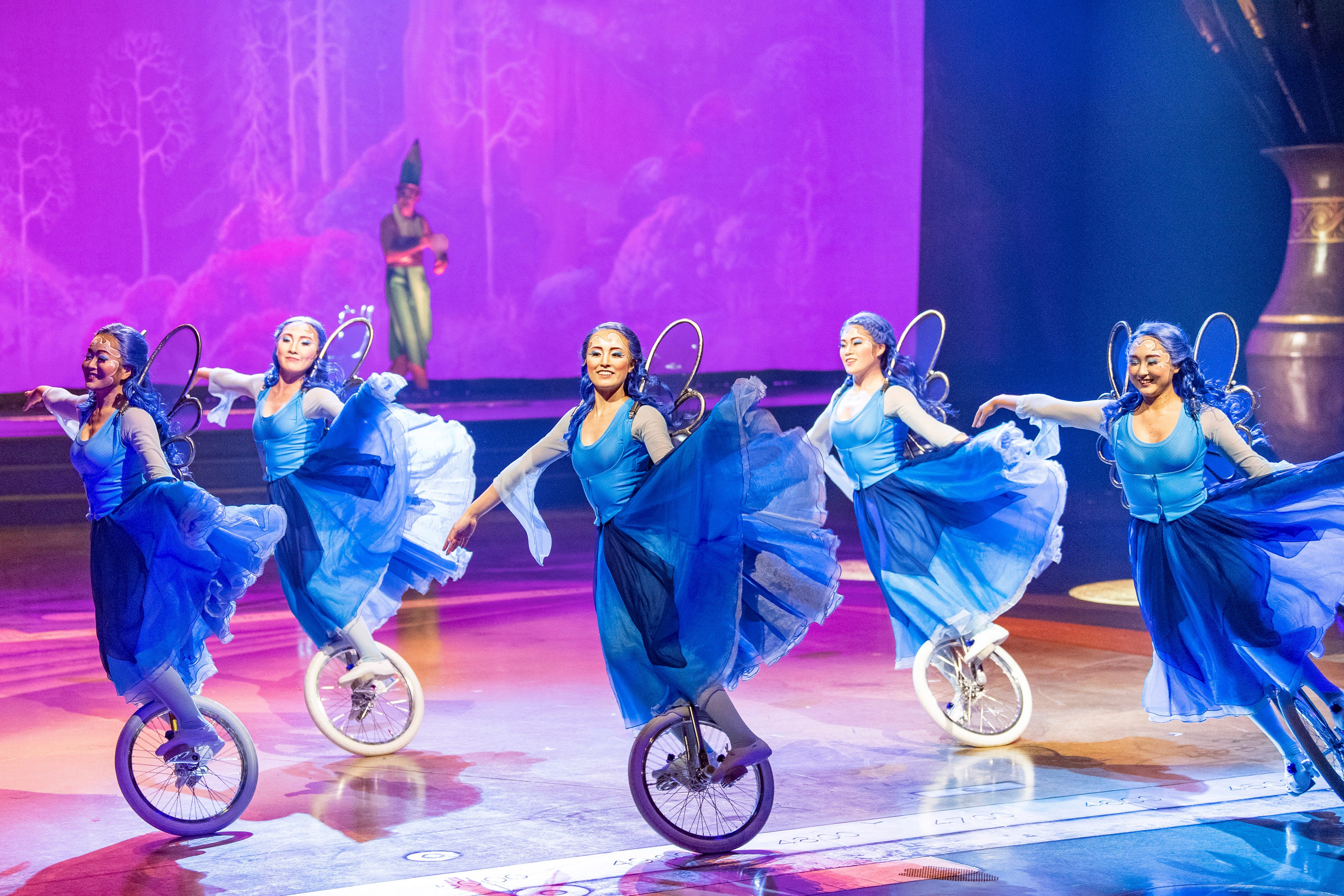 Cirque du Soleil Drawn to Life performers