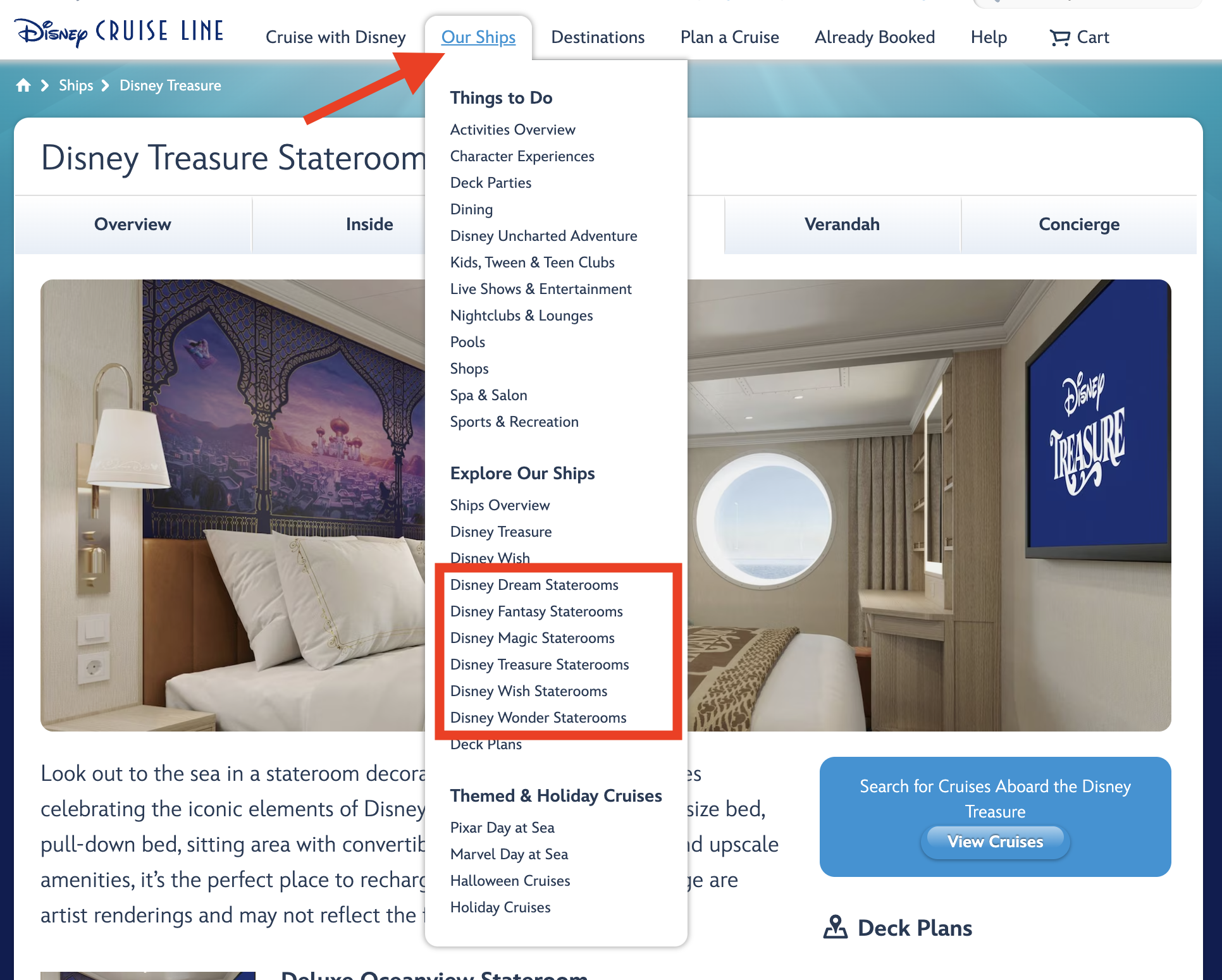Disney cruise staterooms info Disney cruise staterooms info