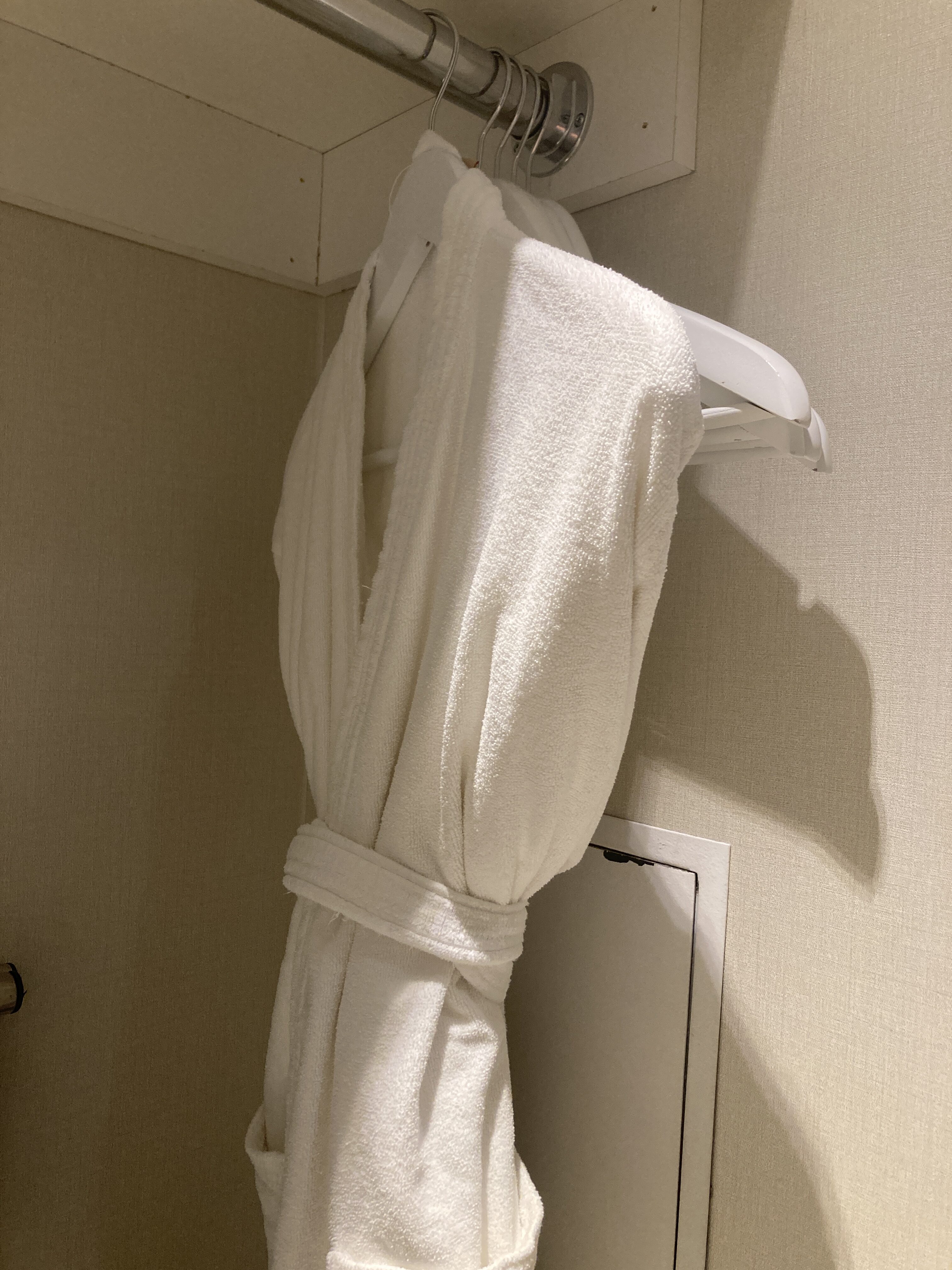 Dream Midtown robe in closet