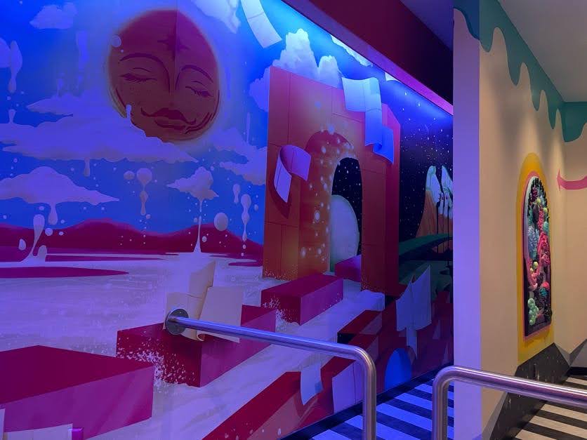 Exhibition entrance at Meow Wolf Grapevine The Real Unreal