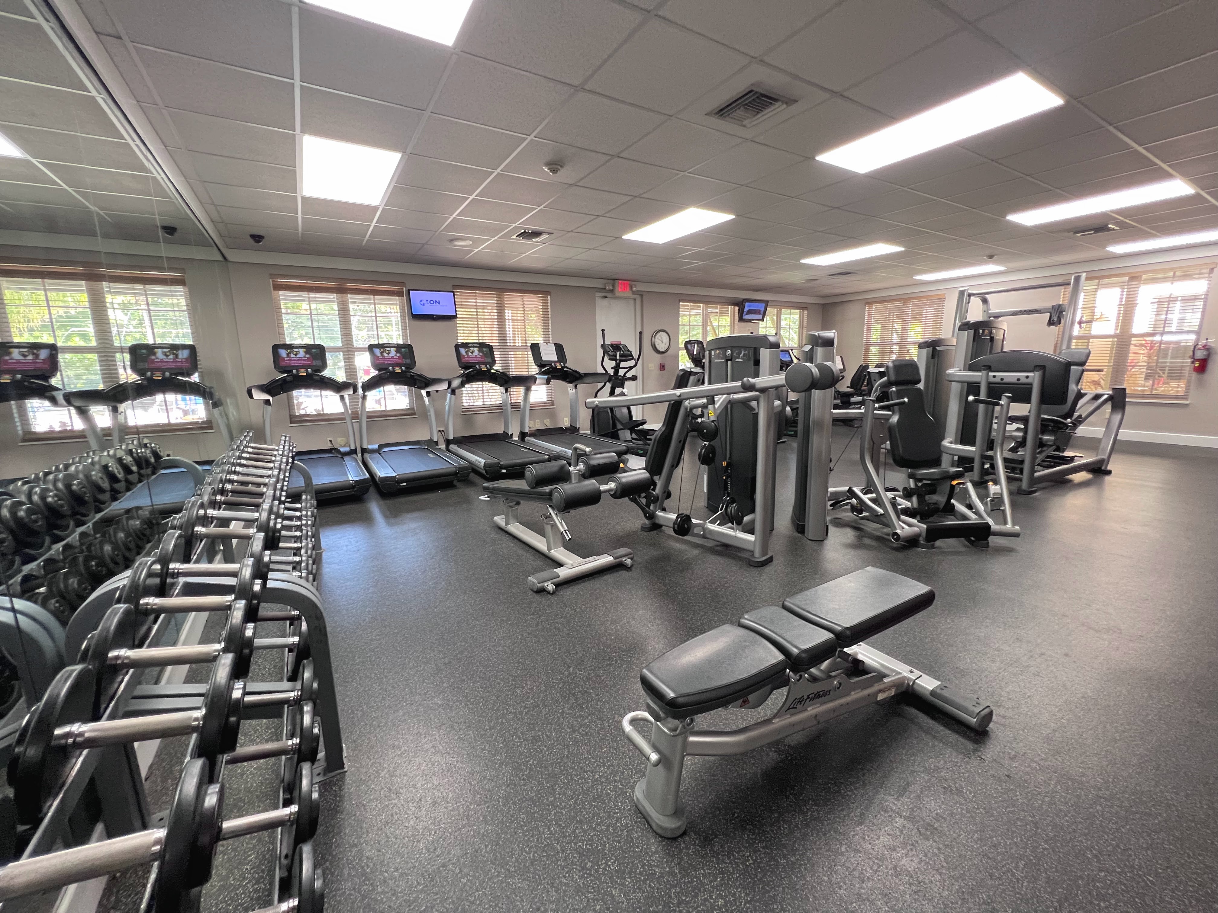 Fitness center at Hawks Cay Resort
