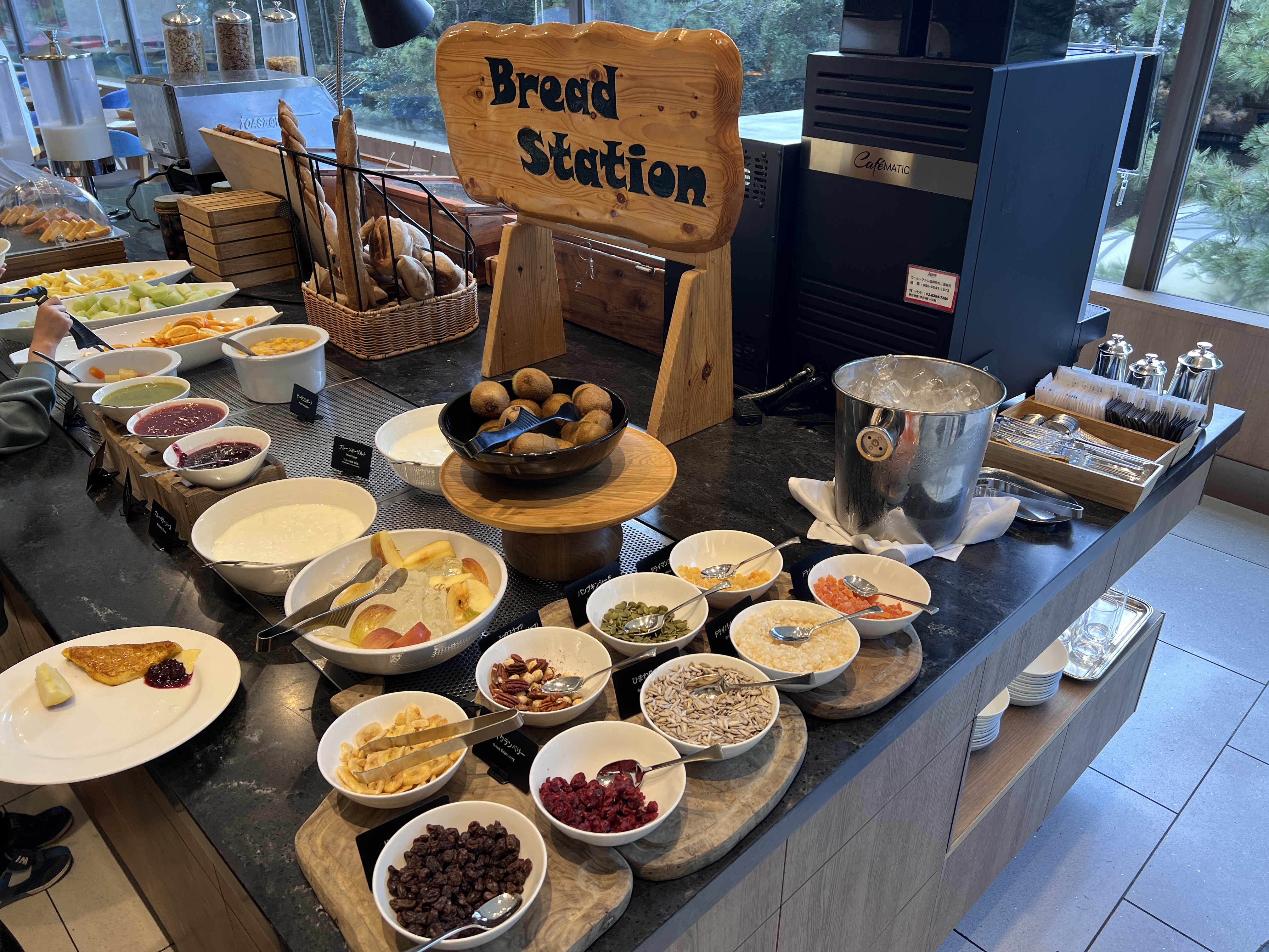 Hilton Tokyo Bay bread station Hilton Tokyo Bay bread station