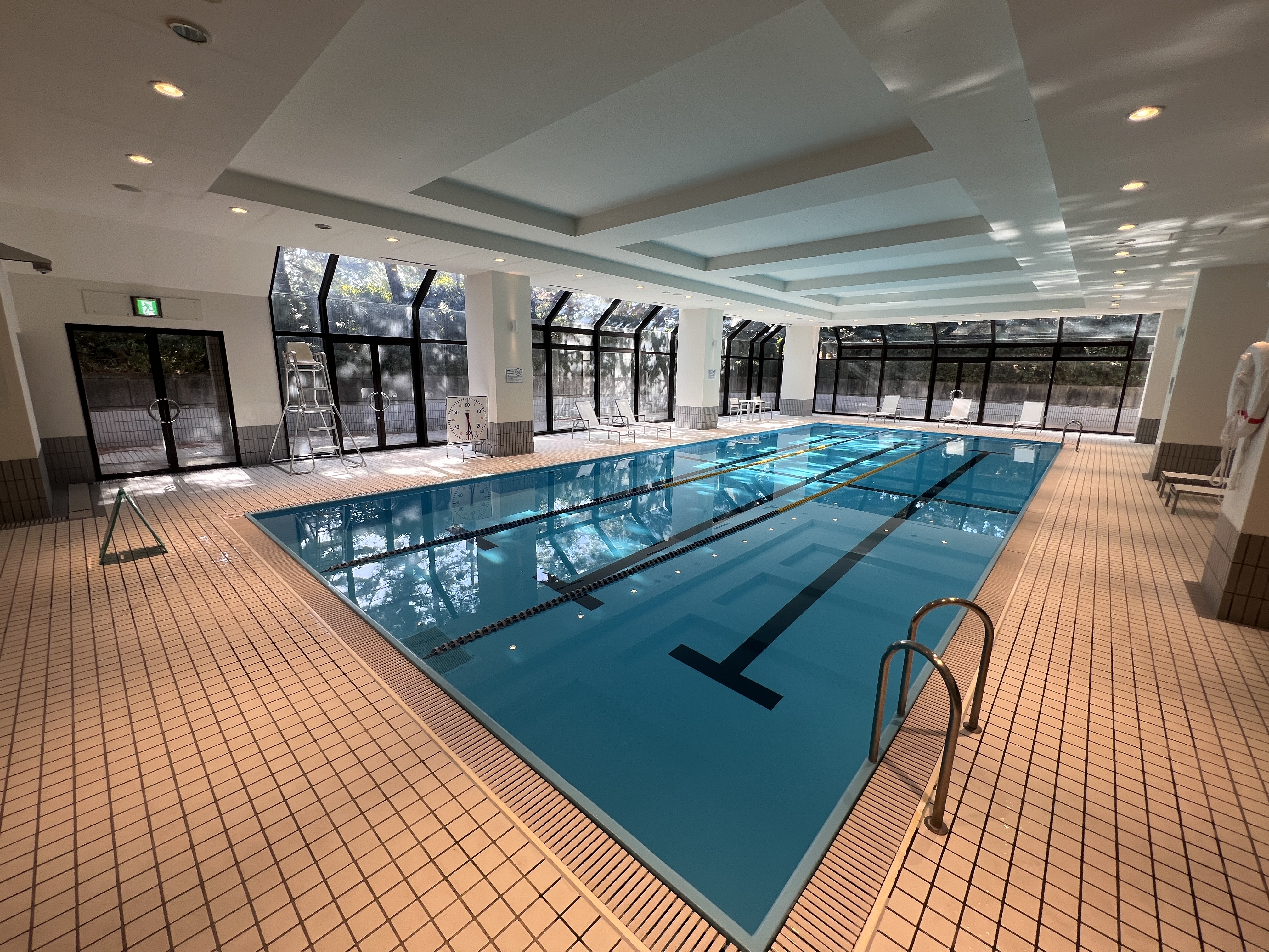 Hilton Tokyo Bay pool wide view Hilton Tokyo Bay pool wide view