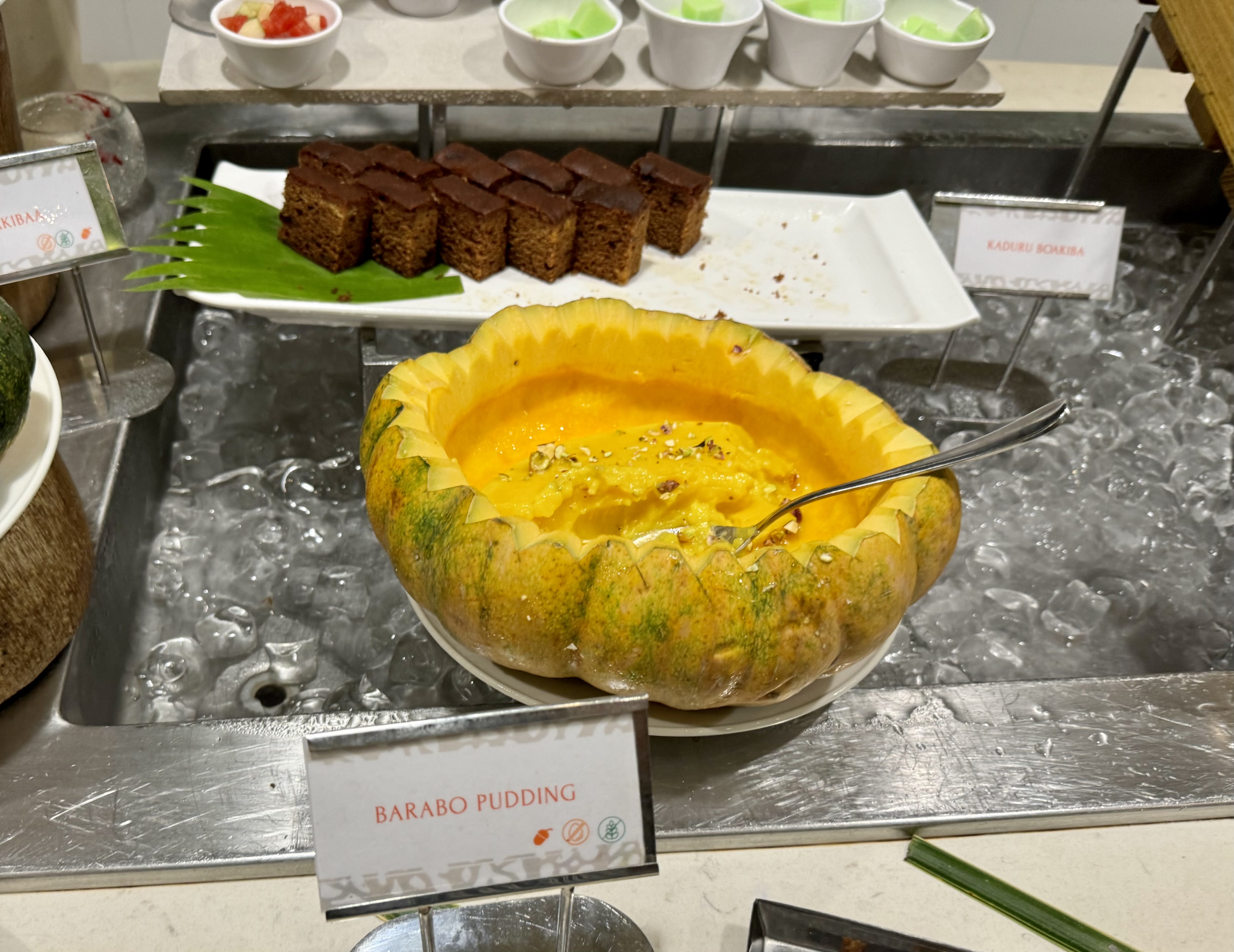 Iru Veli F and B barabo pudding