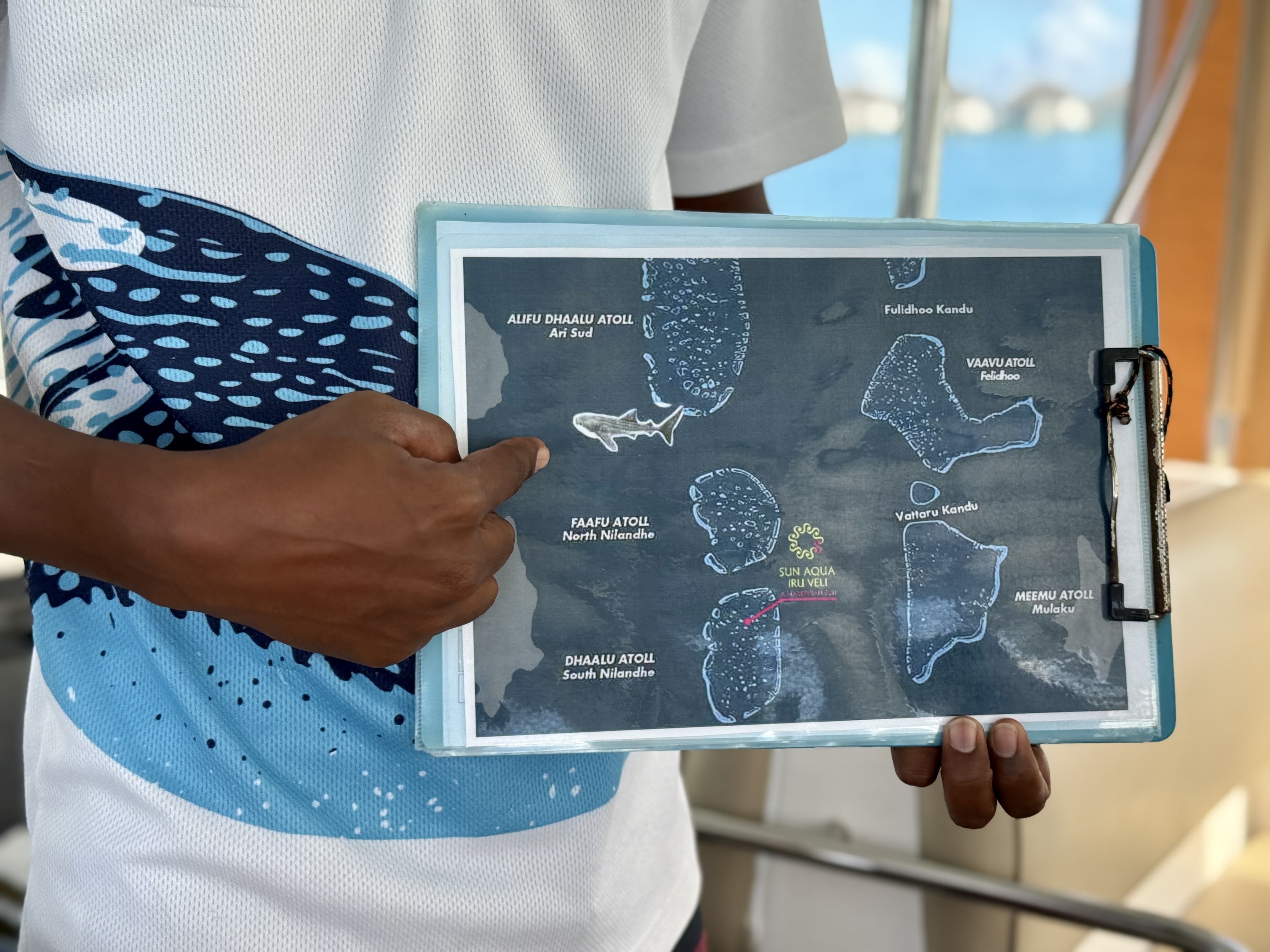 Iru Veli snorkeling map