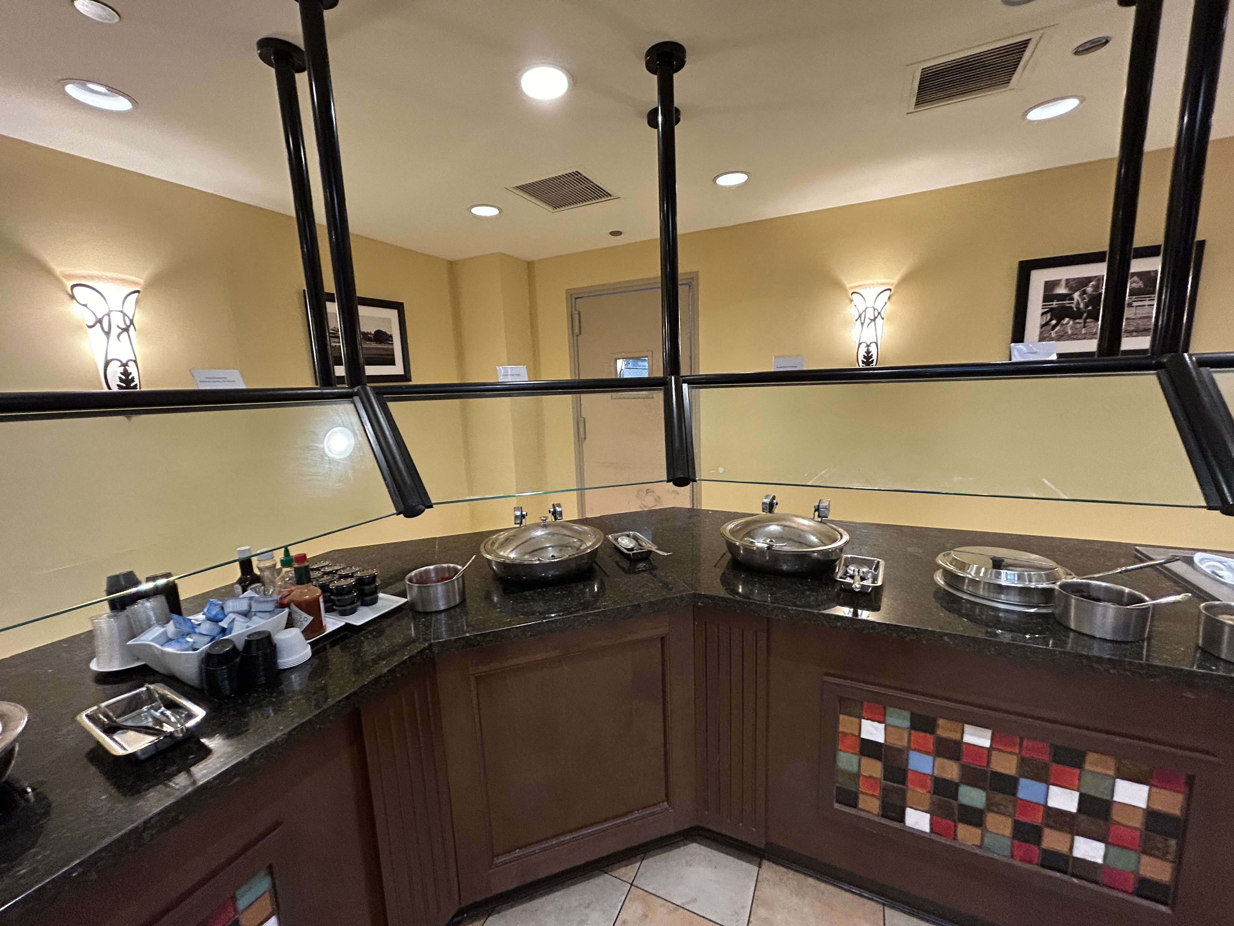 Marriott Albany chafing dishes