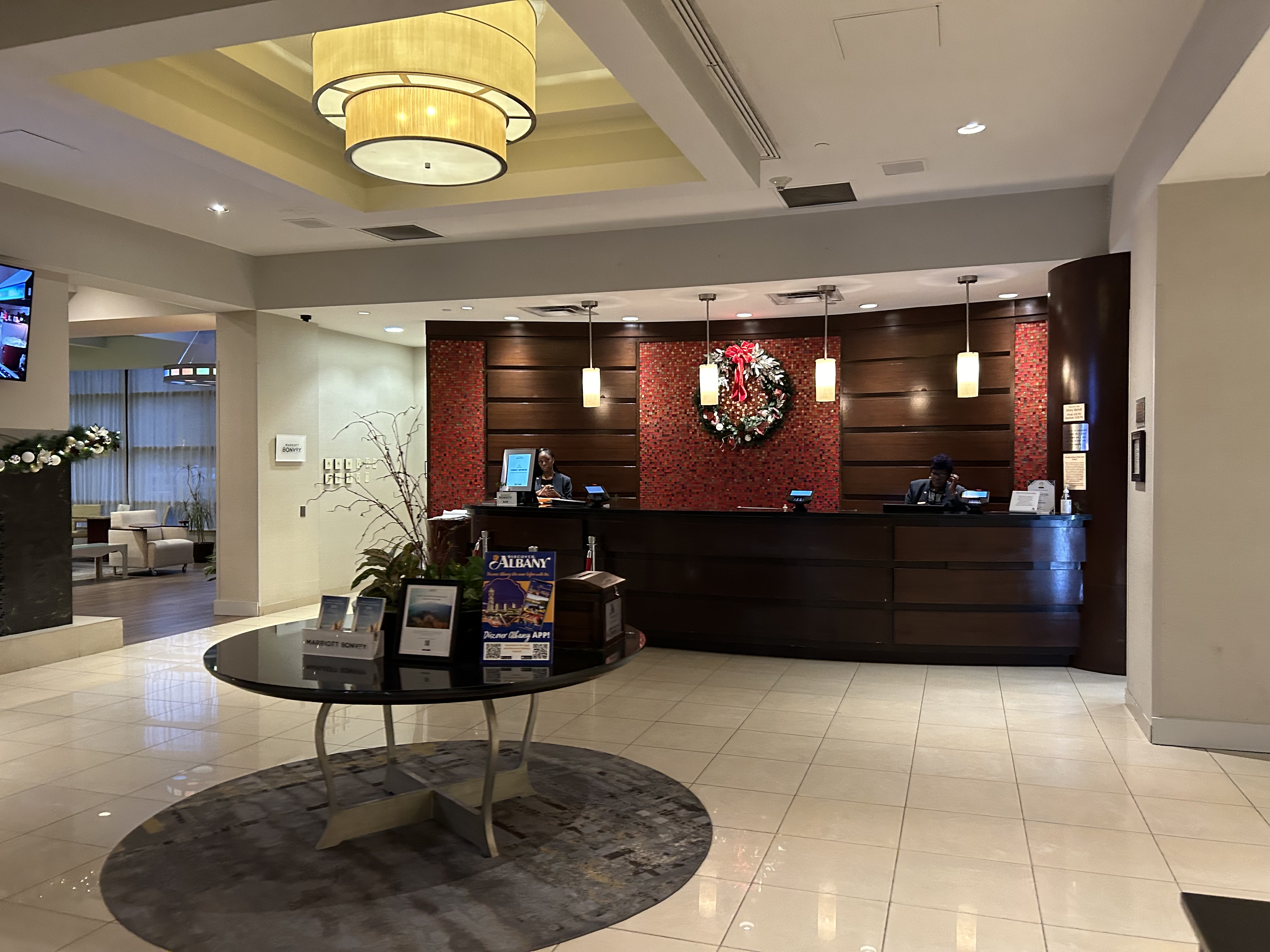 Marriott Albany check in