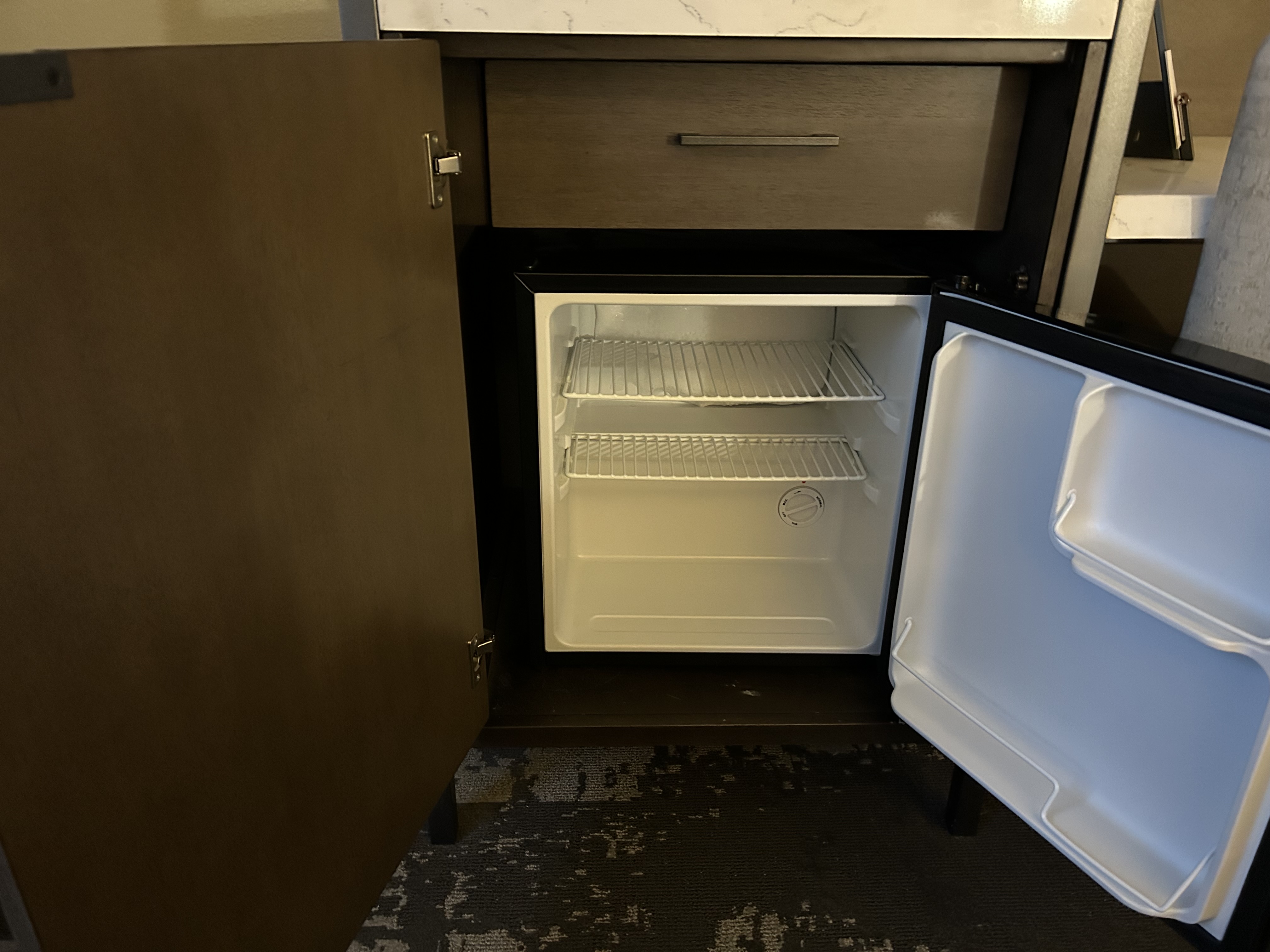 Marriott Albany minifridge