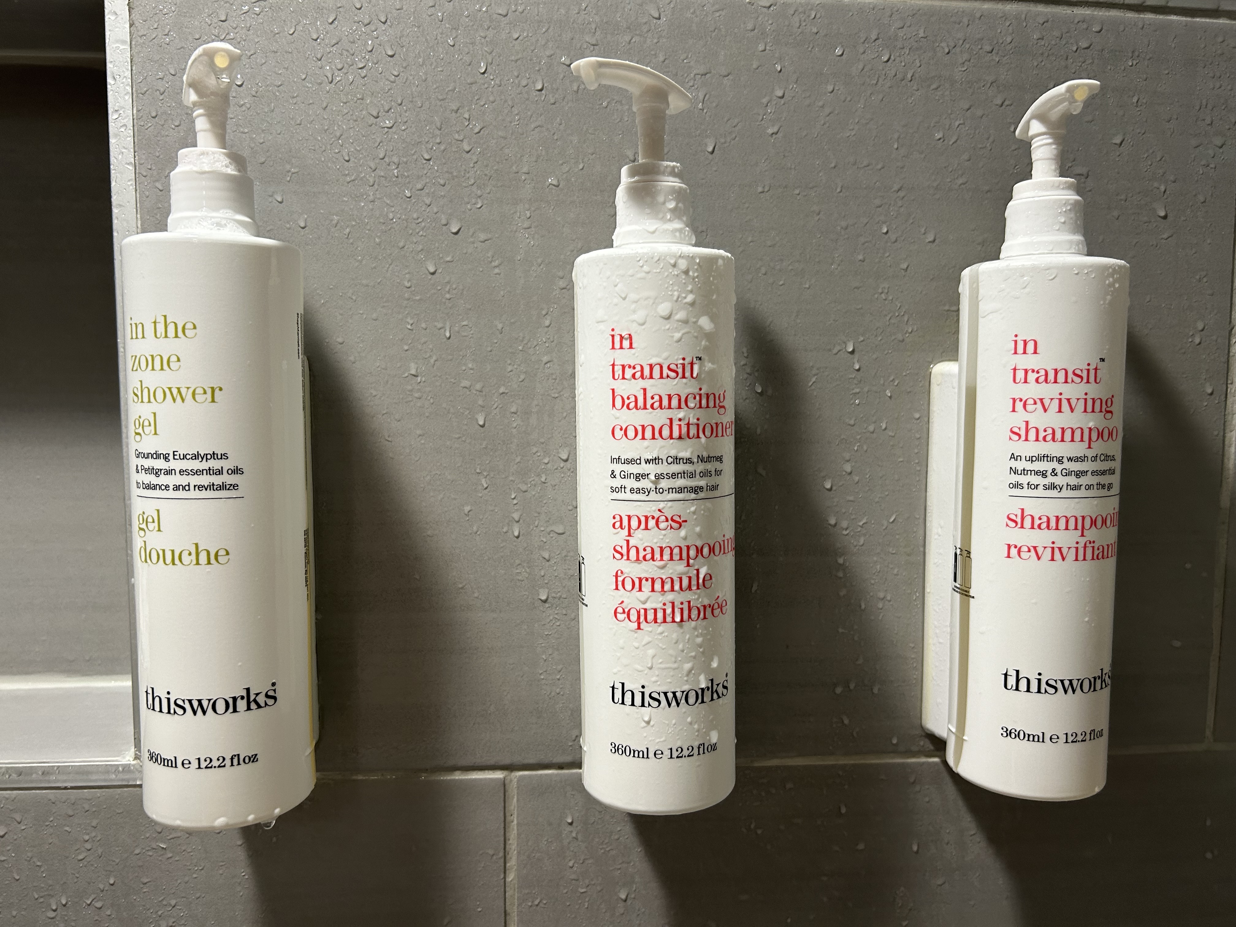 Marriott Albany shower amenities