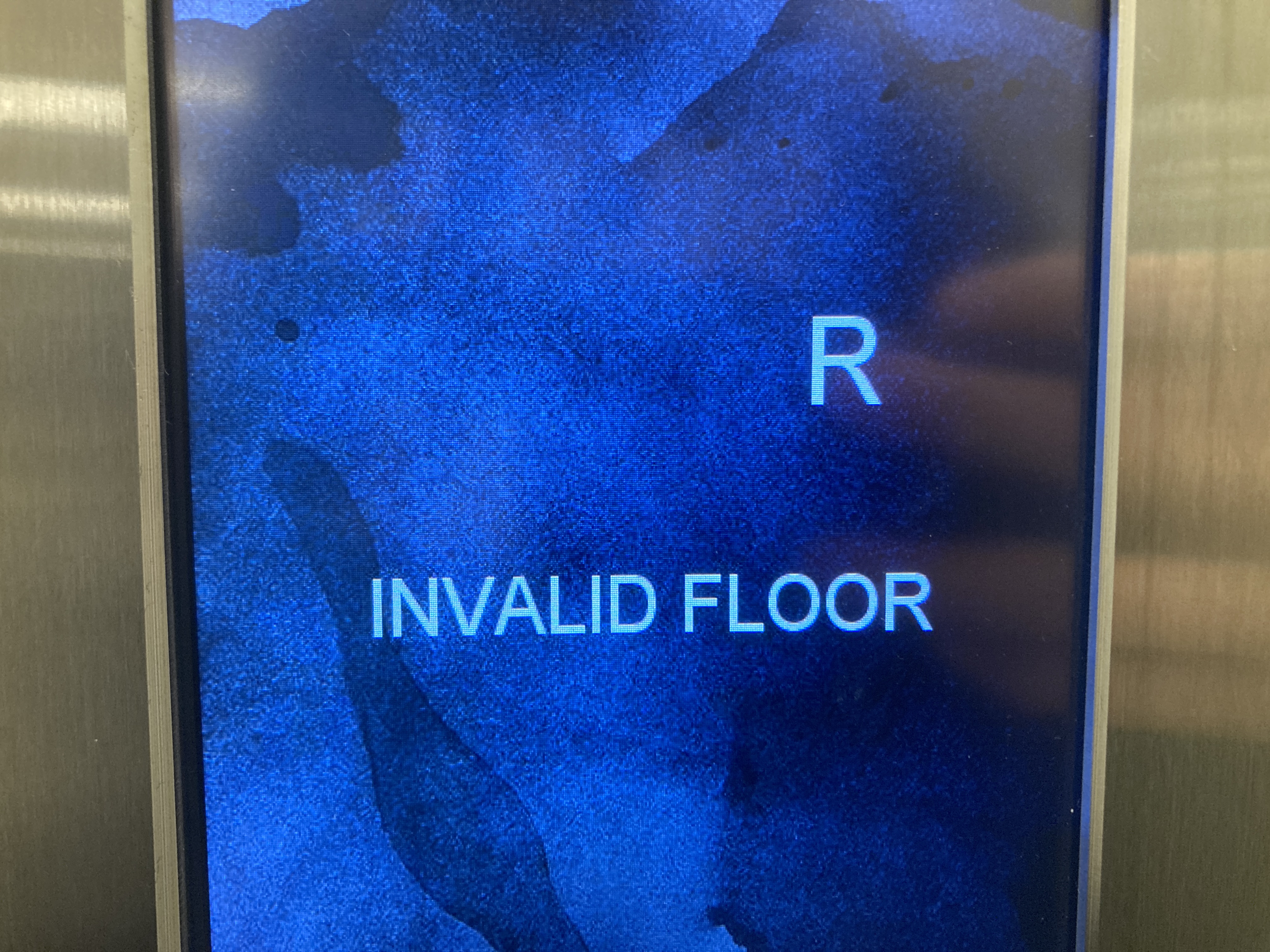 Thompson Washington DC elevator control panel error