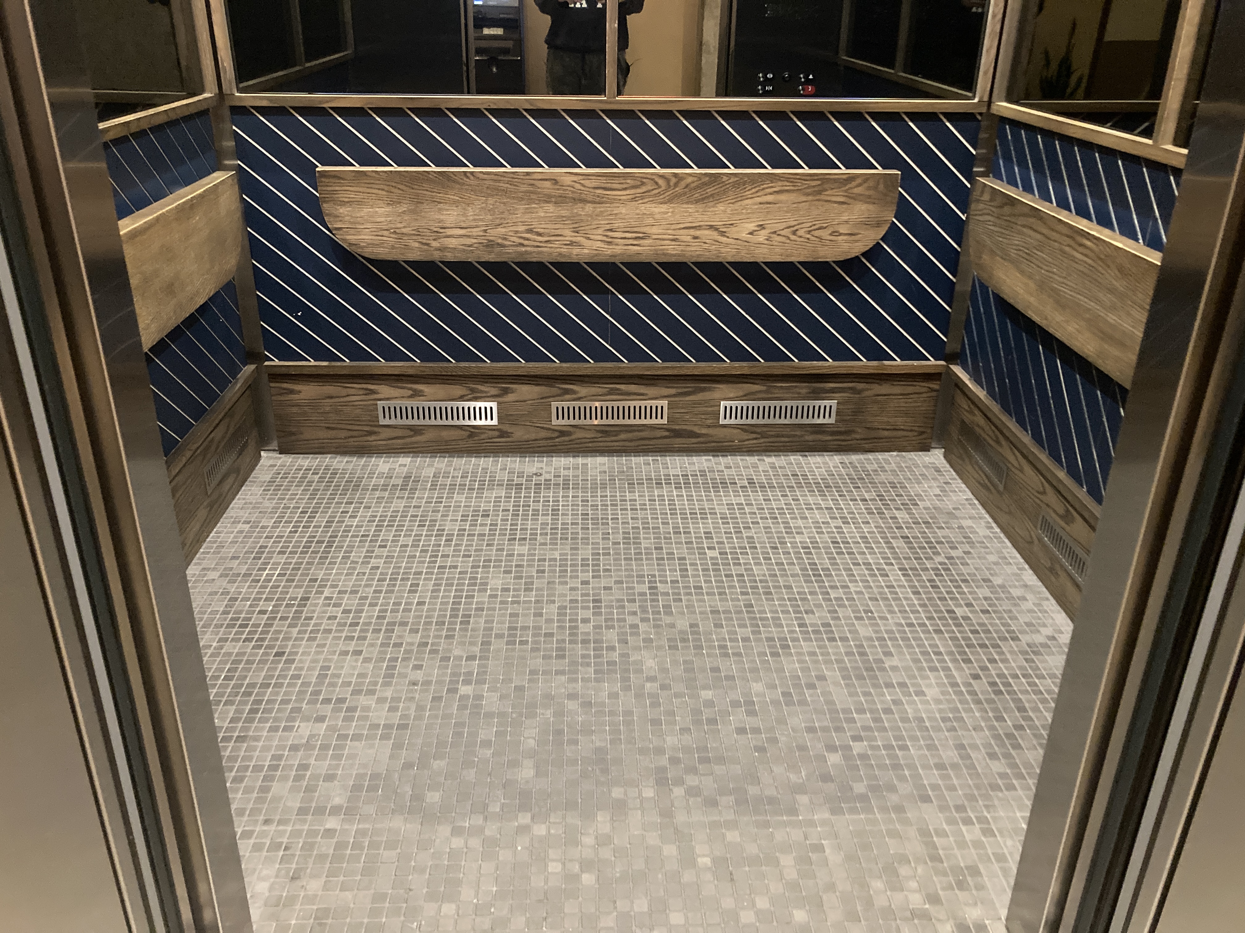 Thompson Washington DC elevator floor and walls