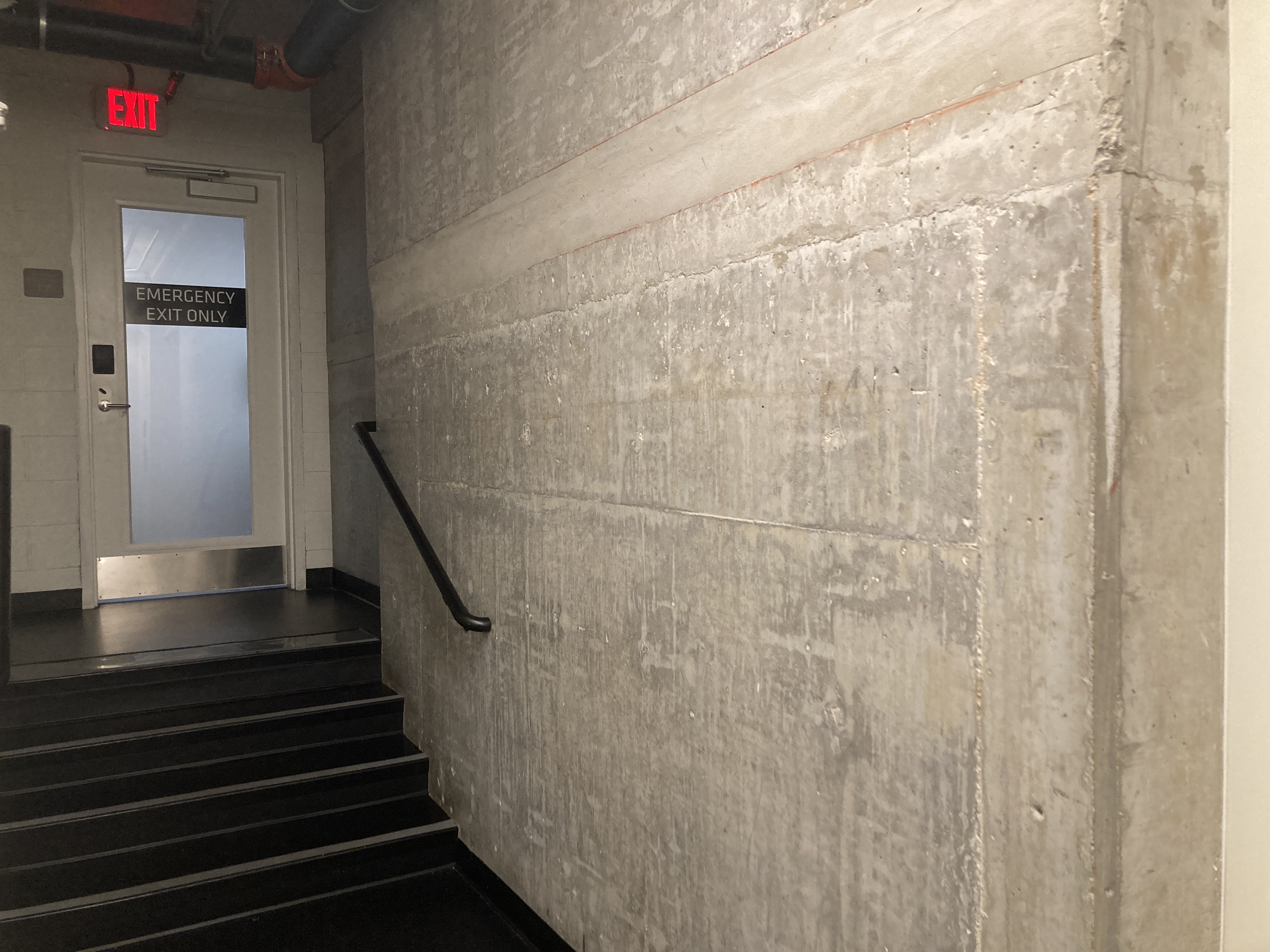 Thompson Washington DC gym side exit stairs