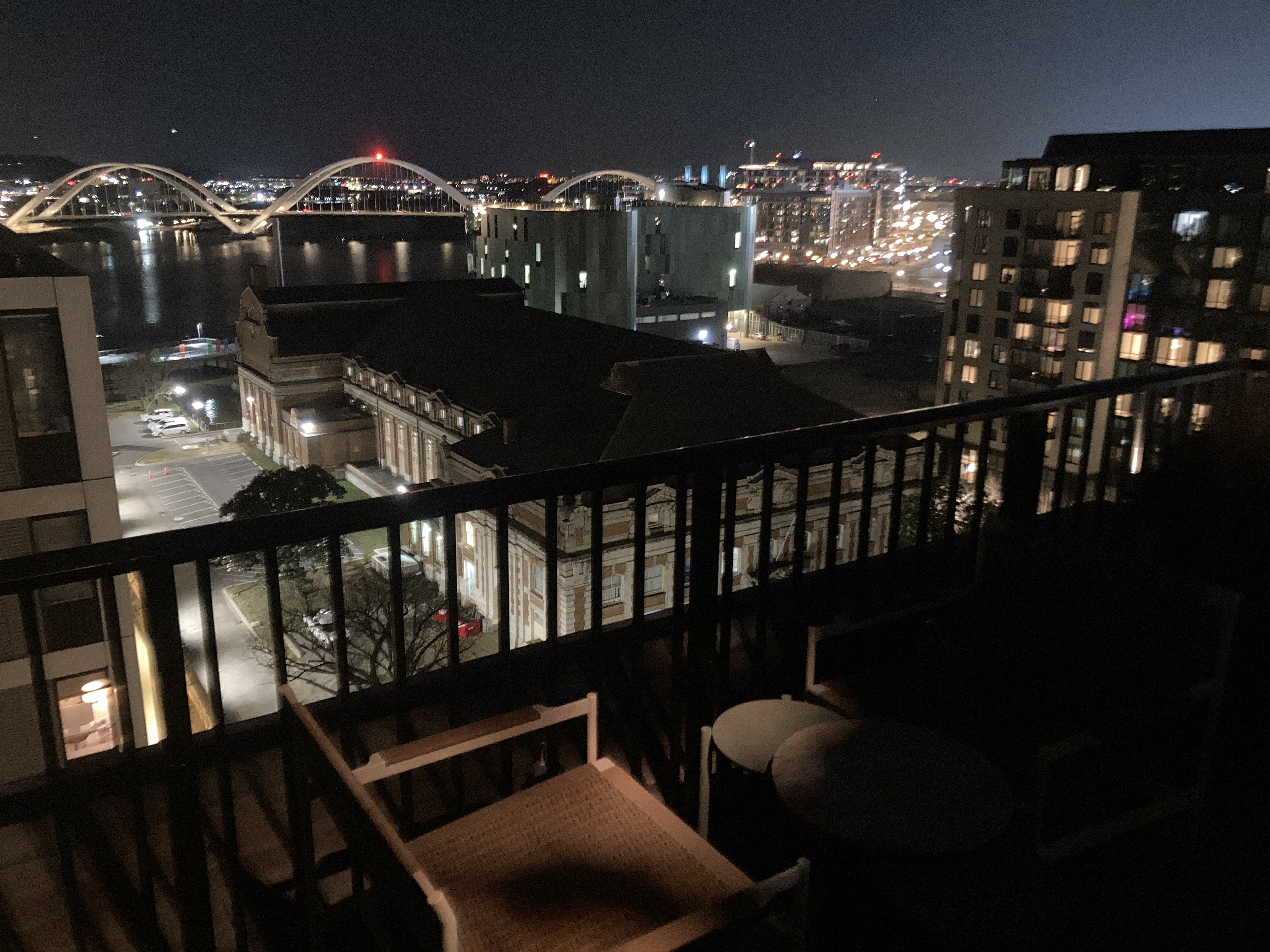 Thompson Washington DC rooftop bar view