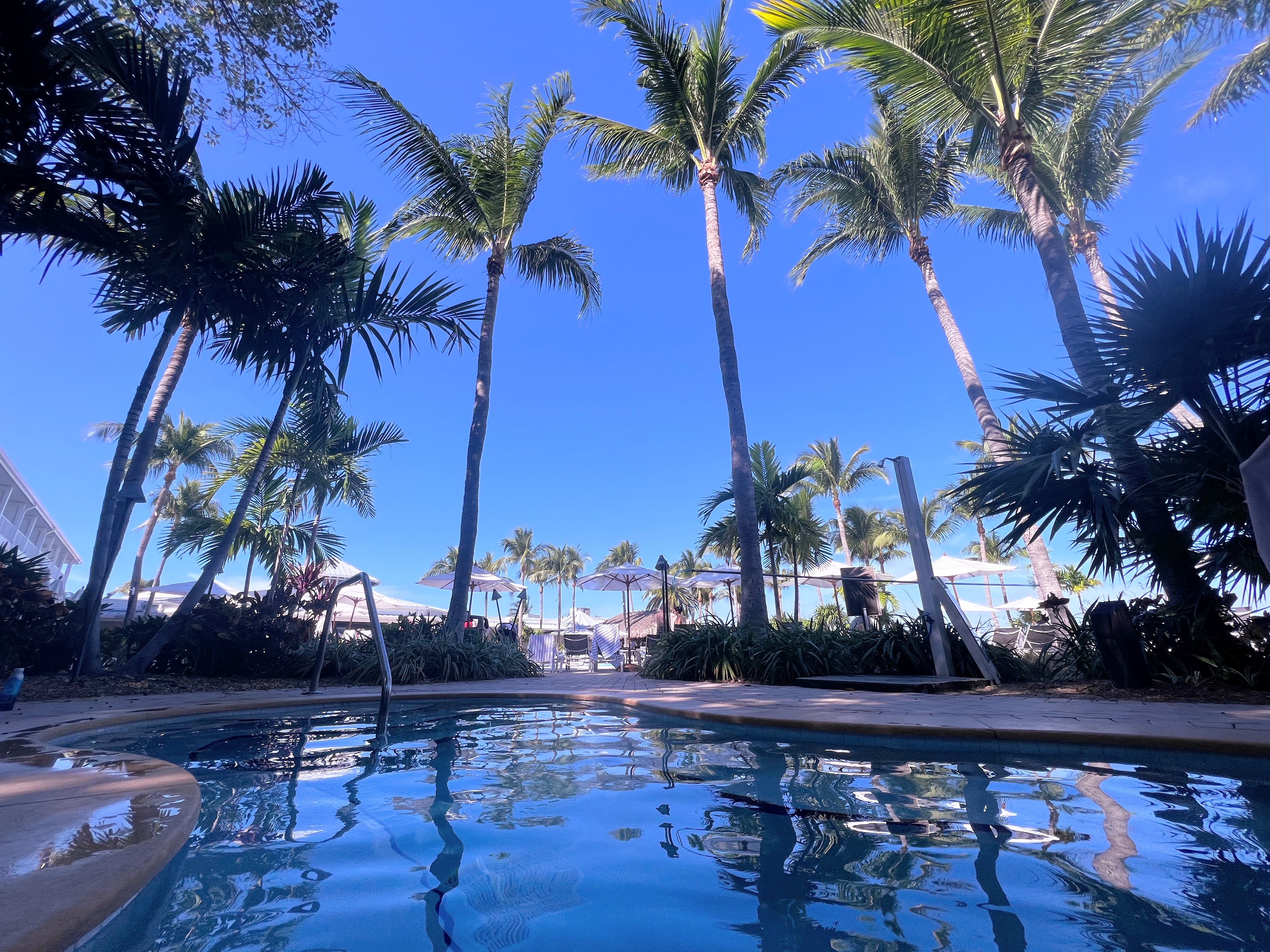View from the hot tub at Hawks Cay Resort