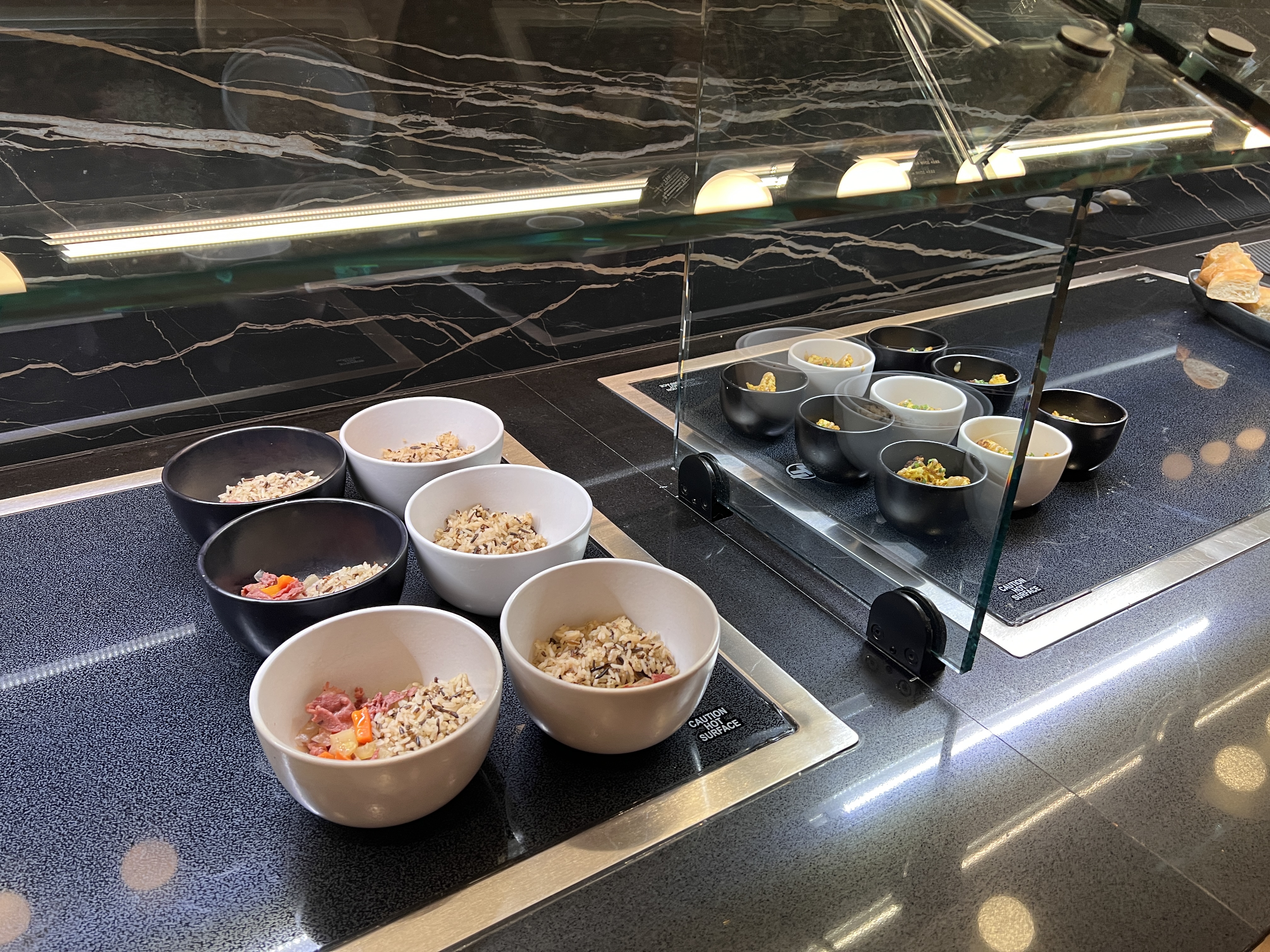 Chase Sapphire Lounge JFK self serve food options Chase Sapphire Lounge JFK self serve food options