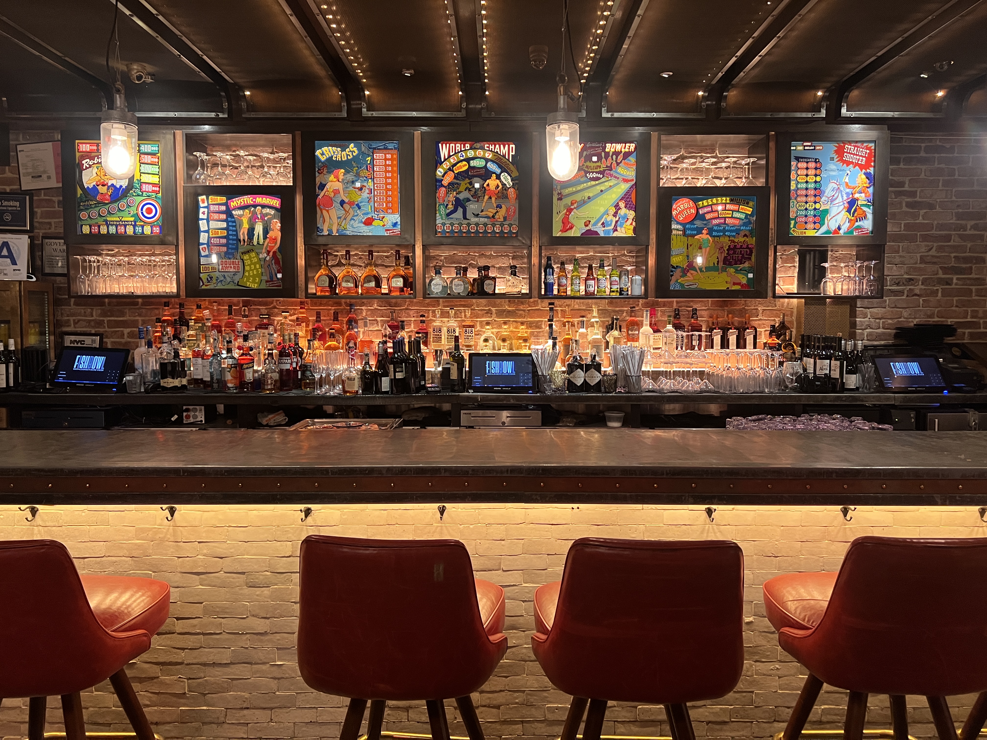 Hyatt Dream Midtown Fishbowl bar Hyatt Dream Midtown Fishbowl bar