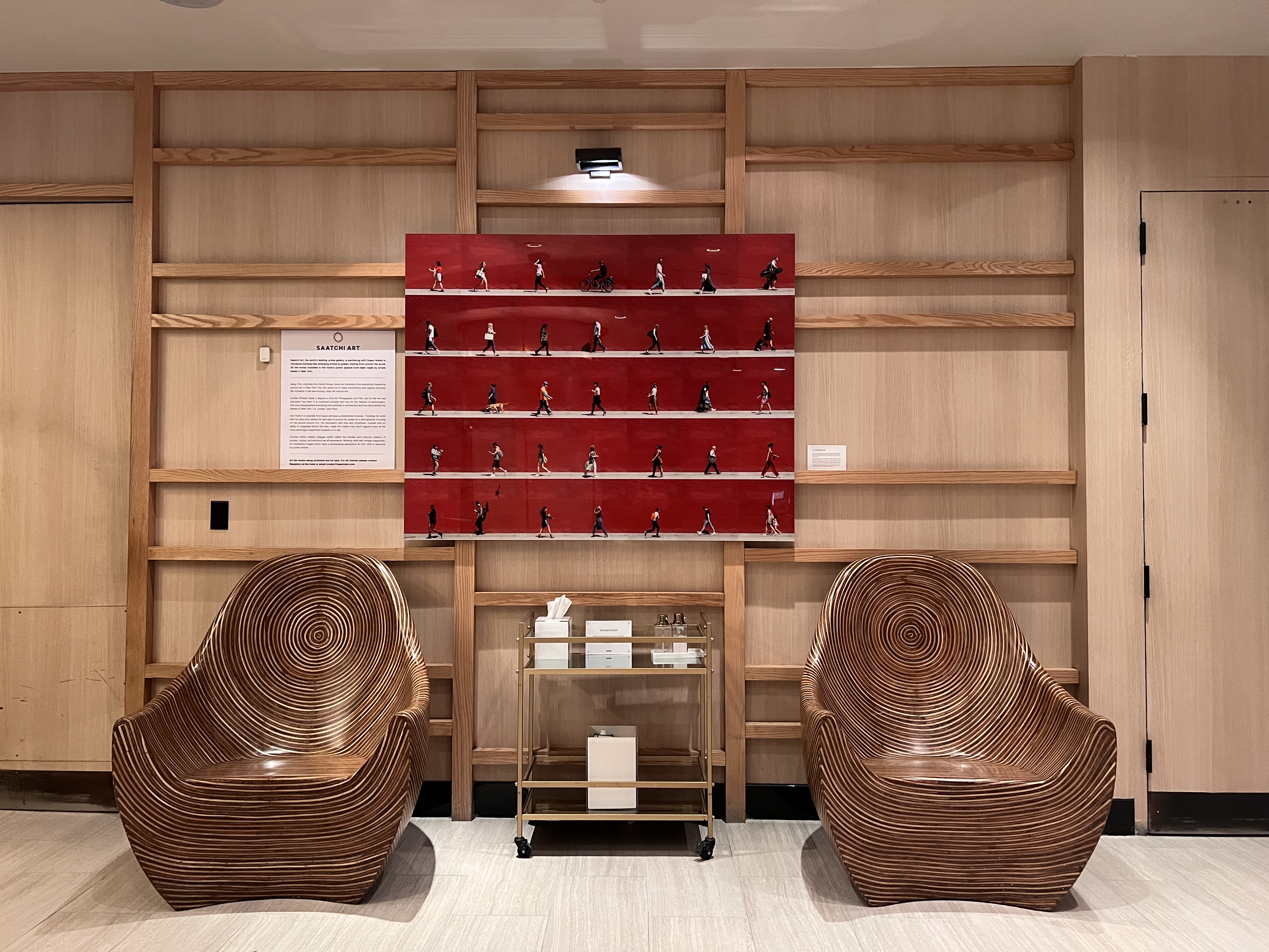 Hyatt Dream Midtown retro seating Hyatt Dream Midtown retro seating