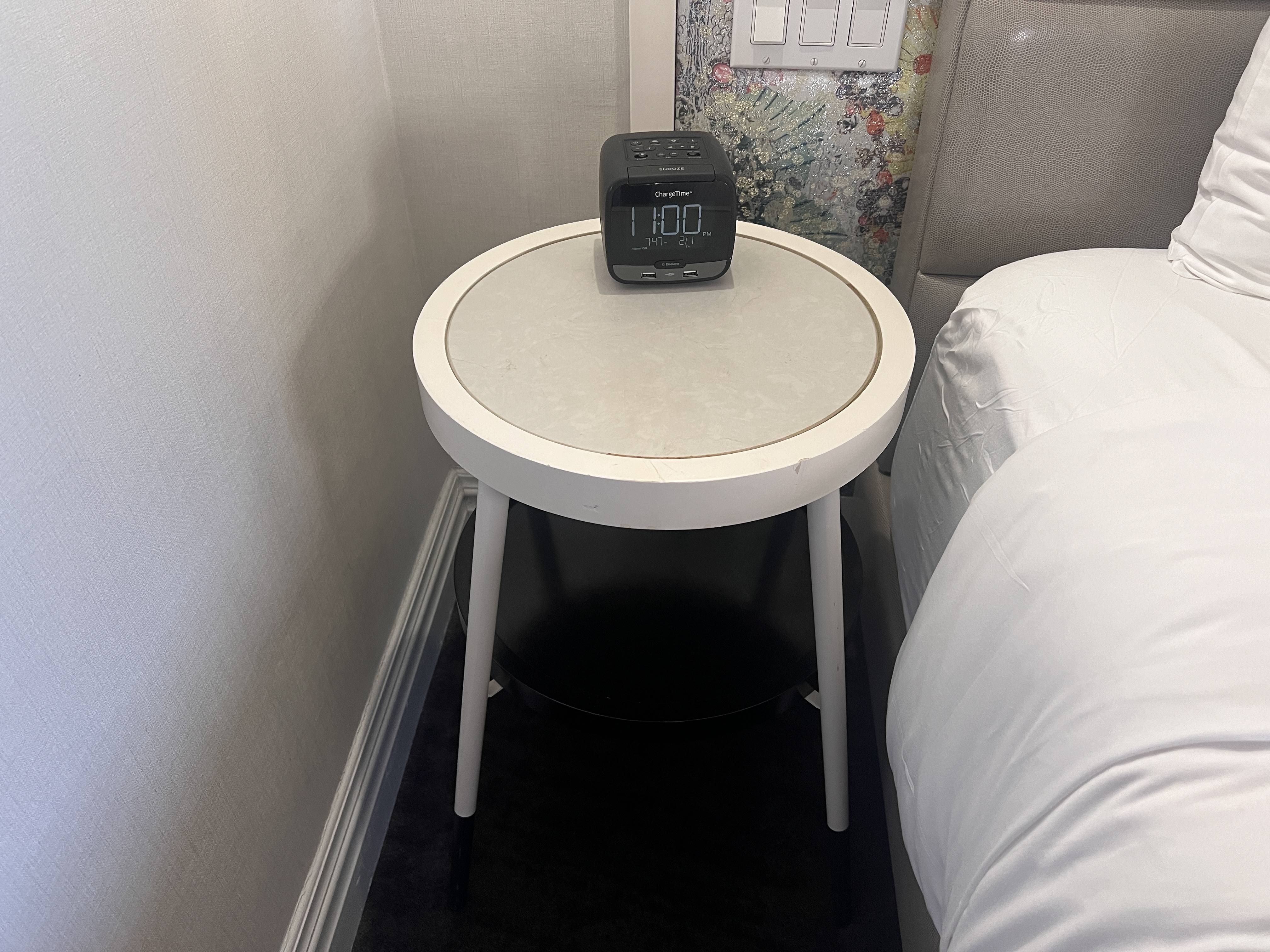 Hyatt Dream Midtown room bedside table lamp Hyatt Dream Midtown room bedside table lamp