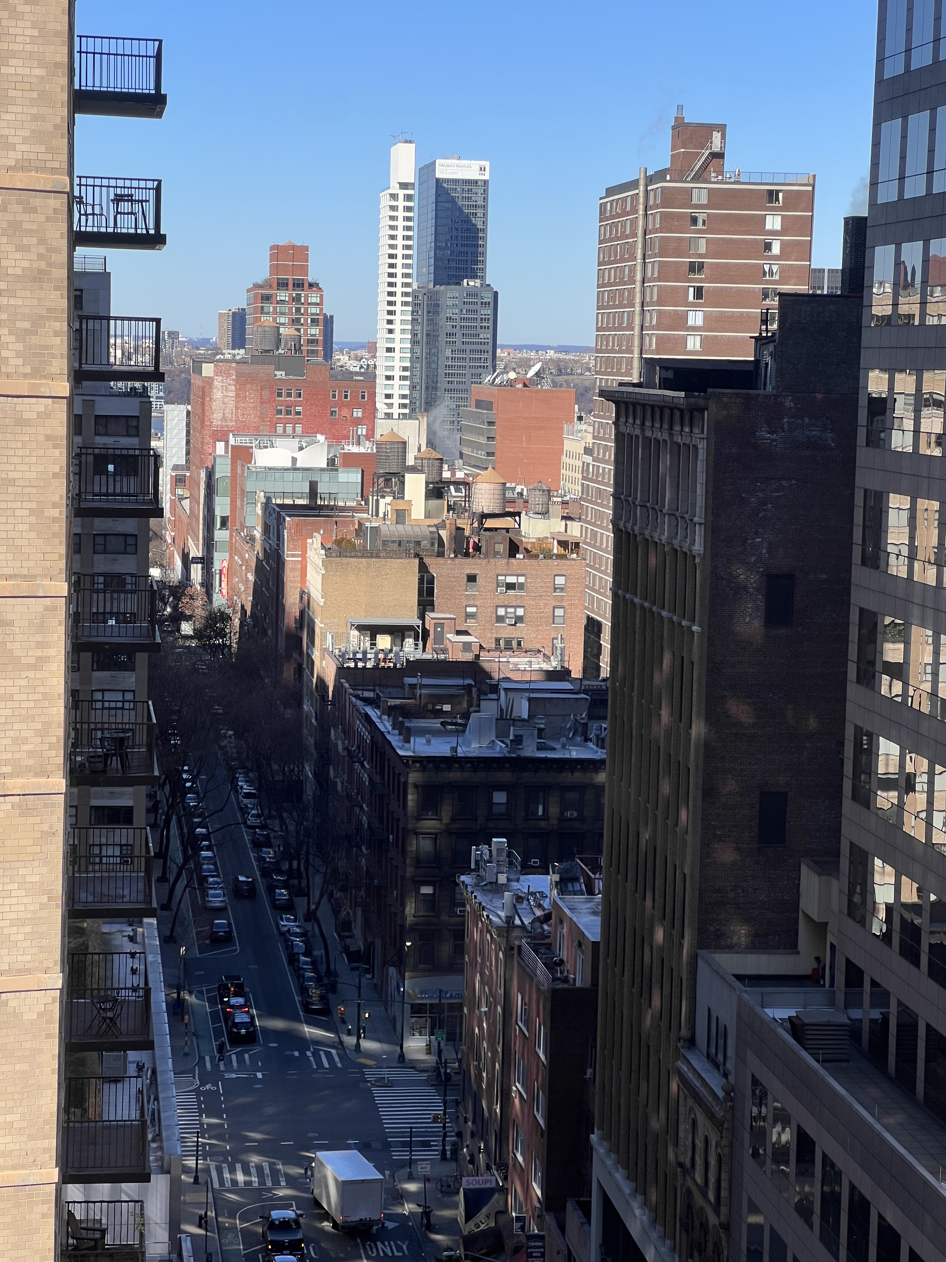 Hyatt Dream Midtown room view onto street Hyatt Dream Midtown room view onto street