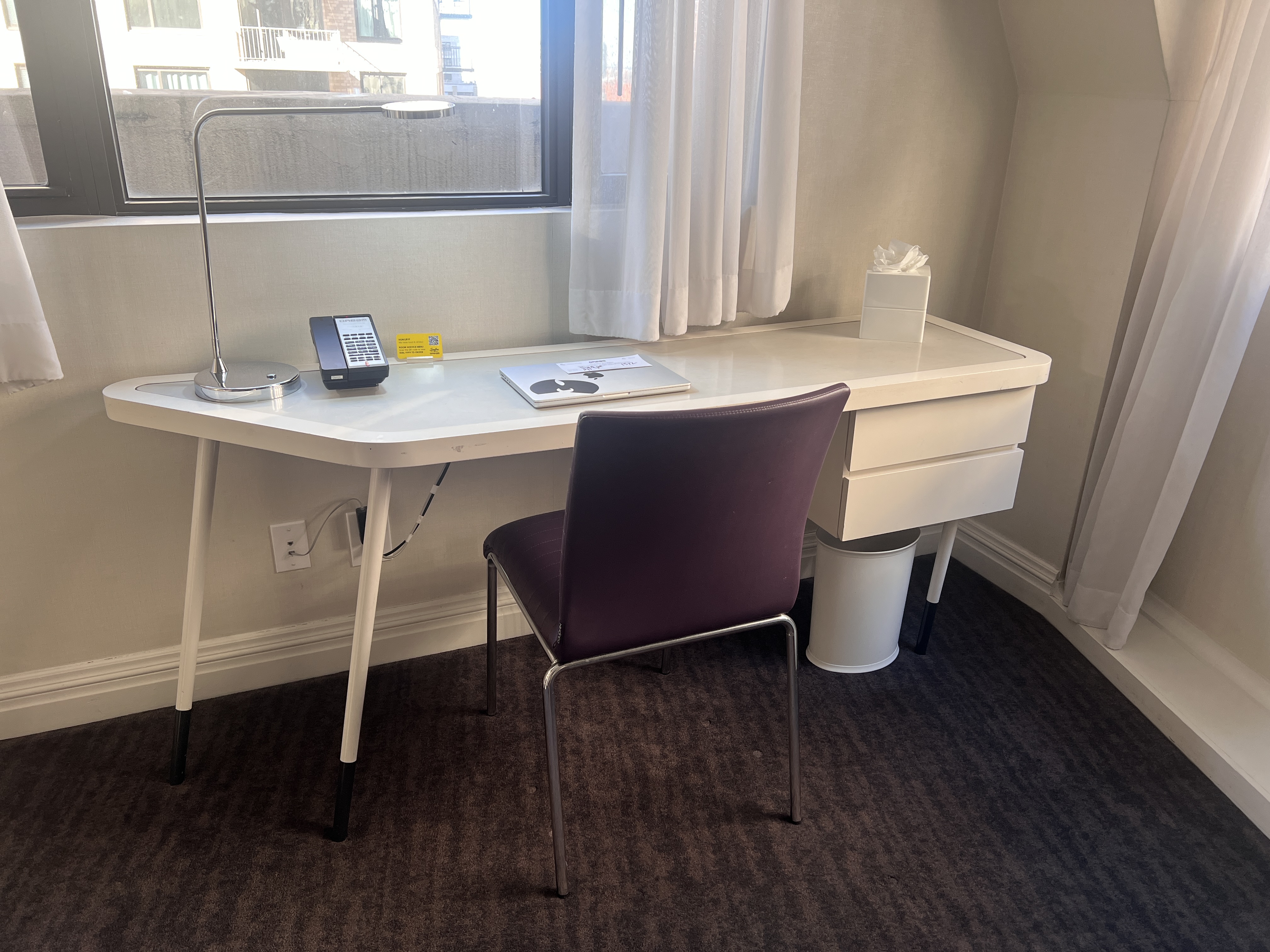 Hyatt Dream Midtown room work station desk Hyatt Dream Midtown room work station desk