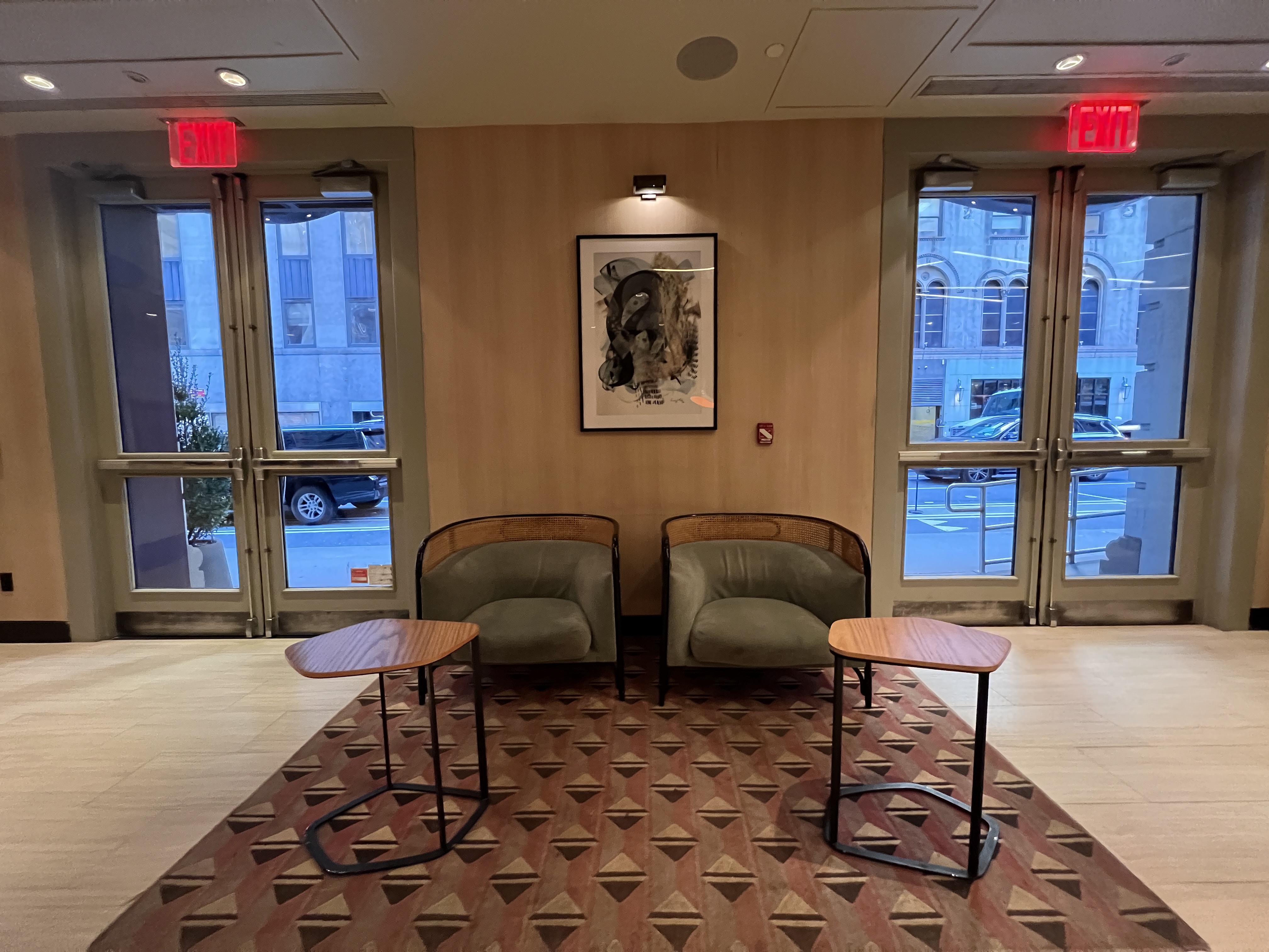 Hyatt Dream Midtown seating lobby Hyatt Dream Midtown seating lobby
