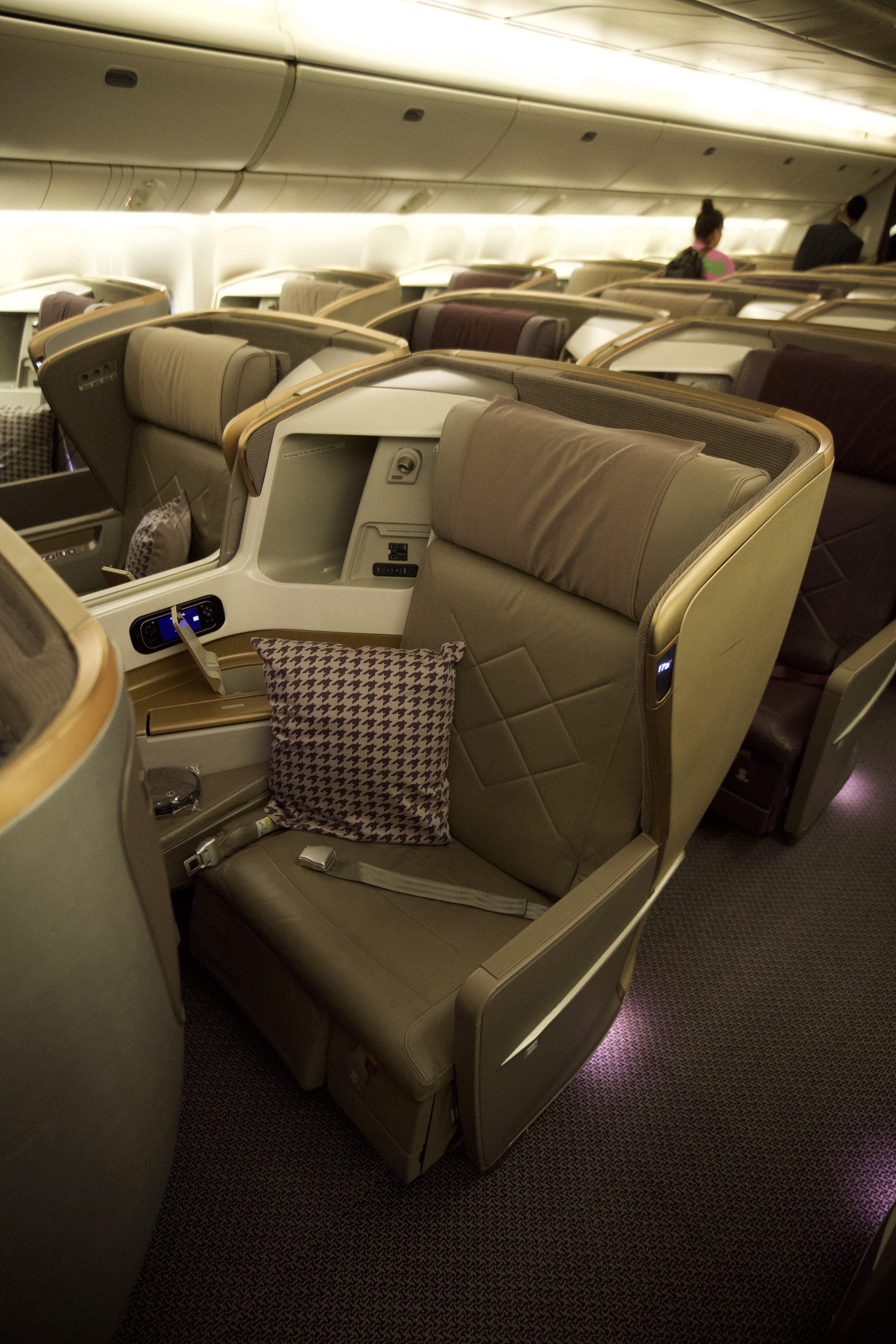 Singapore business class 777 seat Singapore business class 777 seat