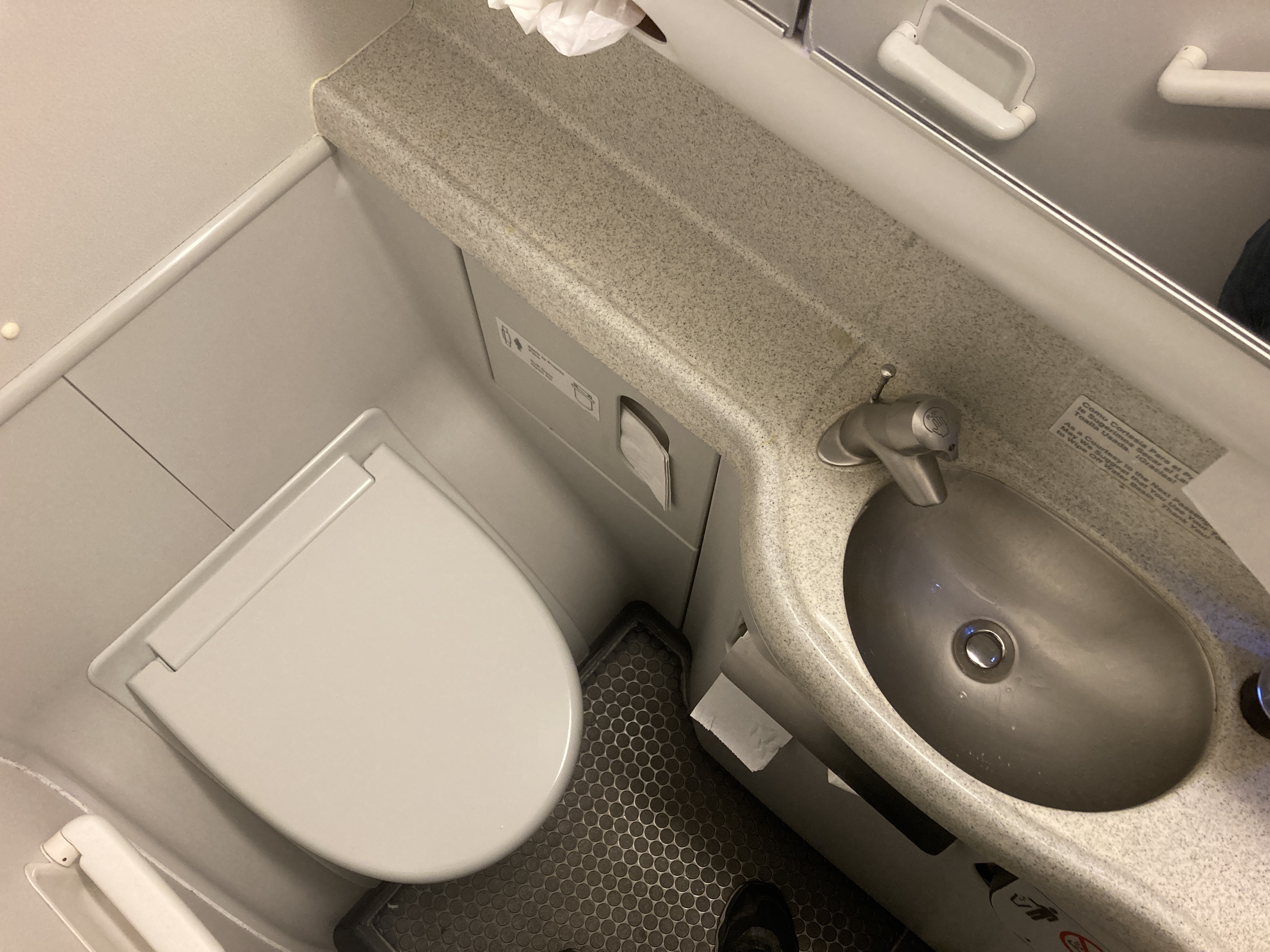 Air Europa lavatory on B737 800 Air Europa lavatory on B737 800