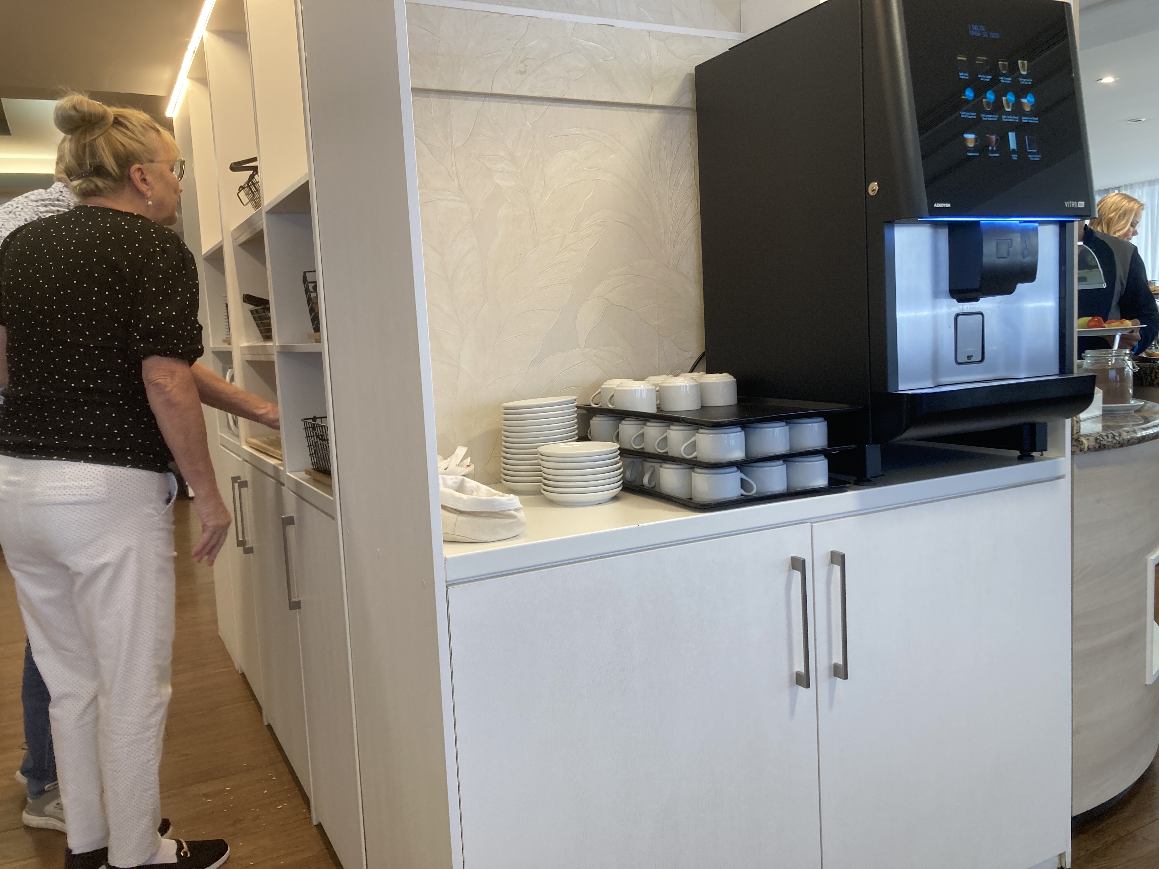 AluaSoul Costa Malaga Terra restaurant coffee machine