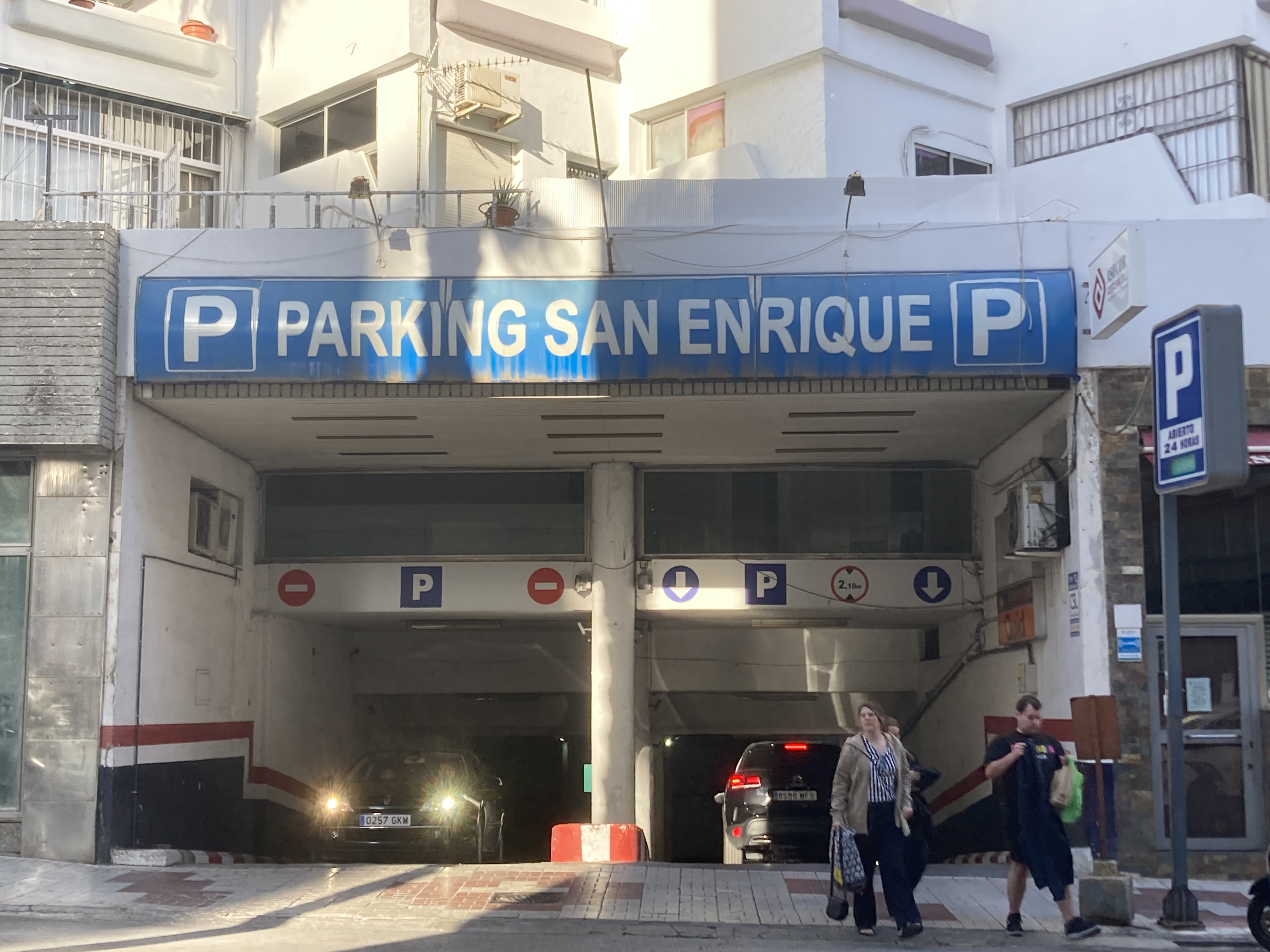 AluaSoul Costa Malaga parking entrance