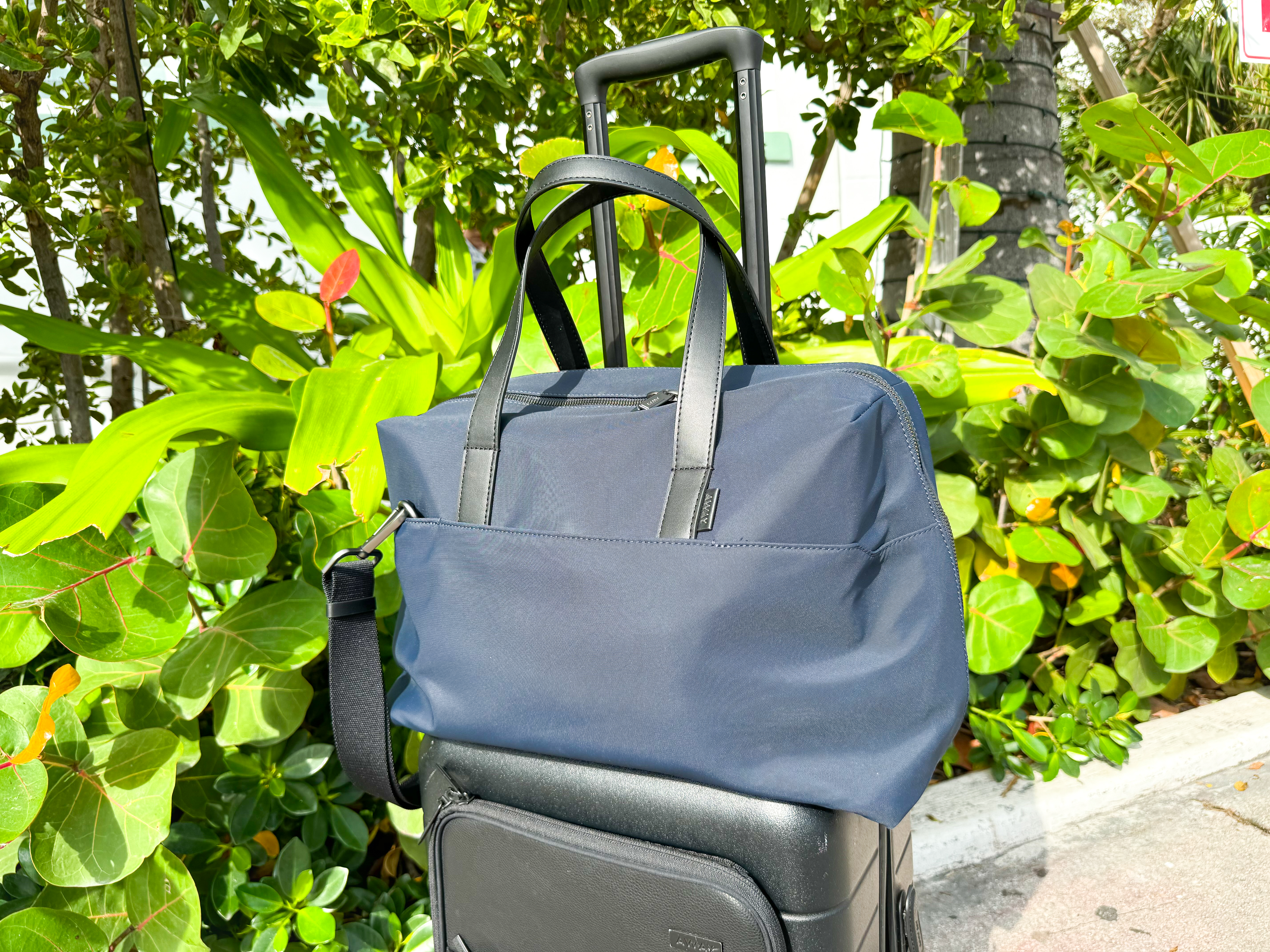 Away The Everywhere Bag on bag in Miami Away The Everywhere Bag on bag in Miami