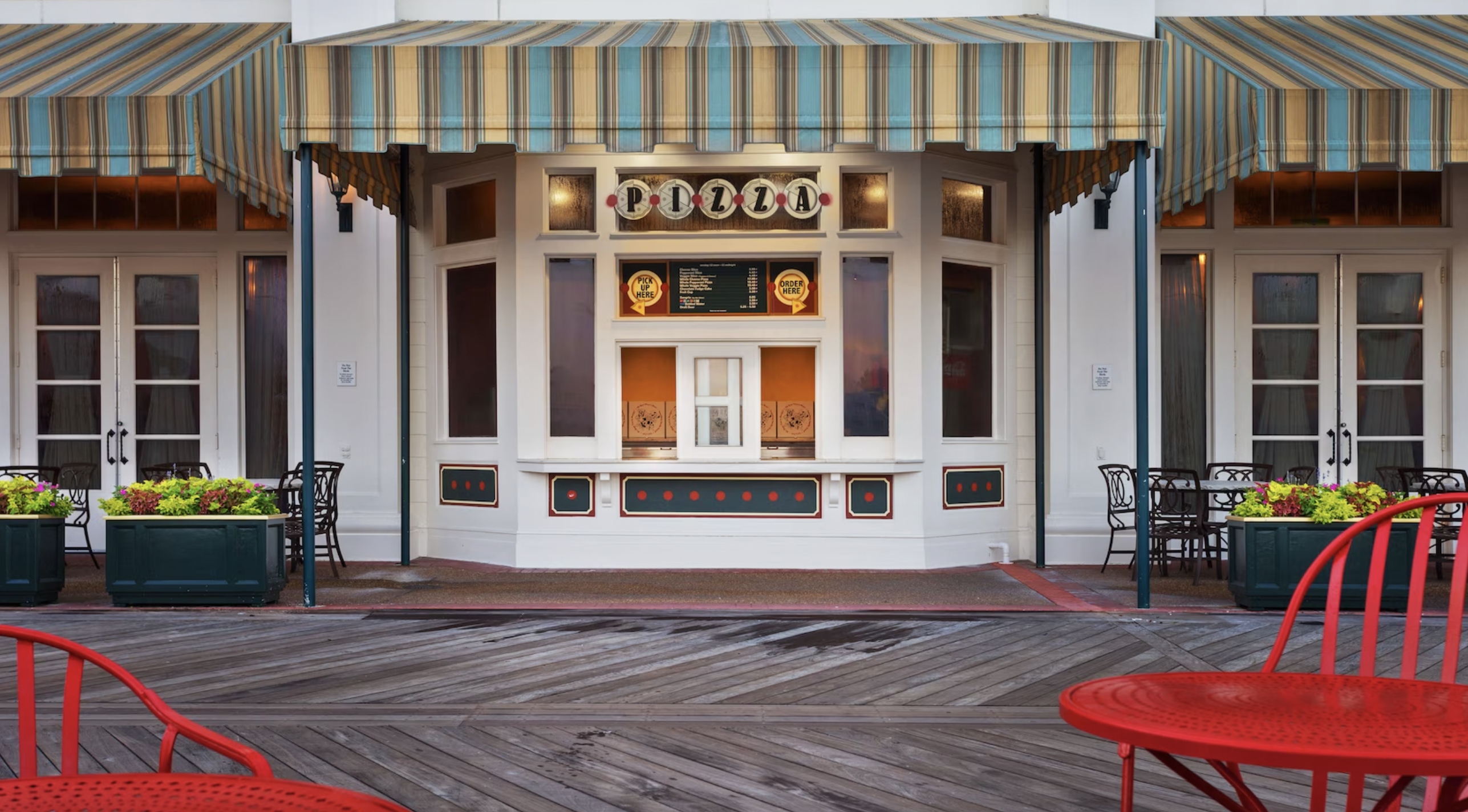 BoardWalk Inn Pizza Window BoardWalk Inn Pizza Window