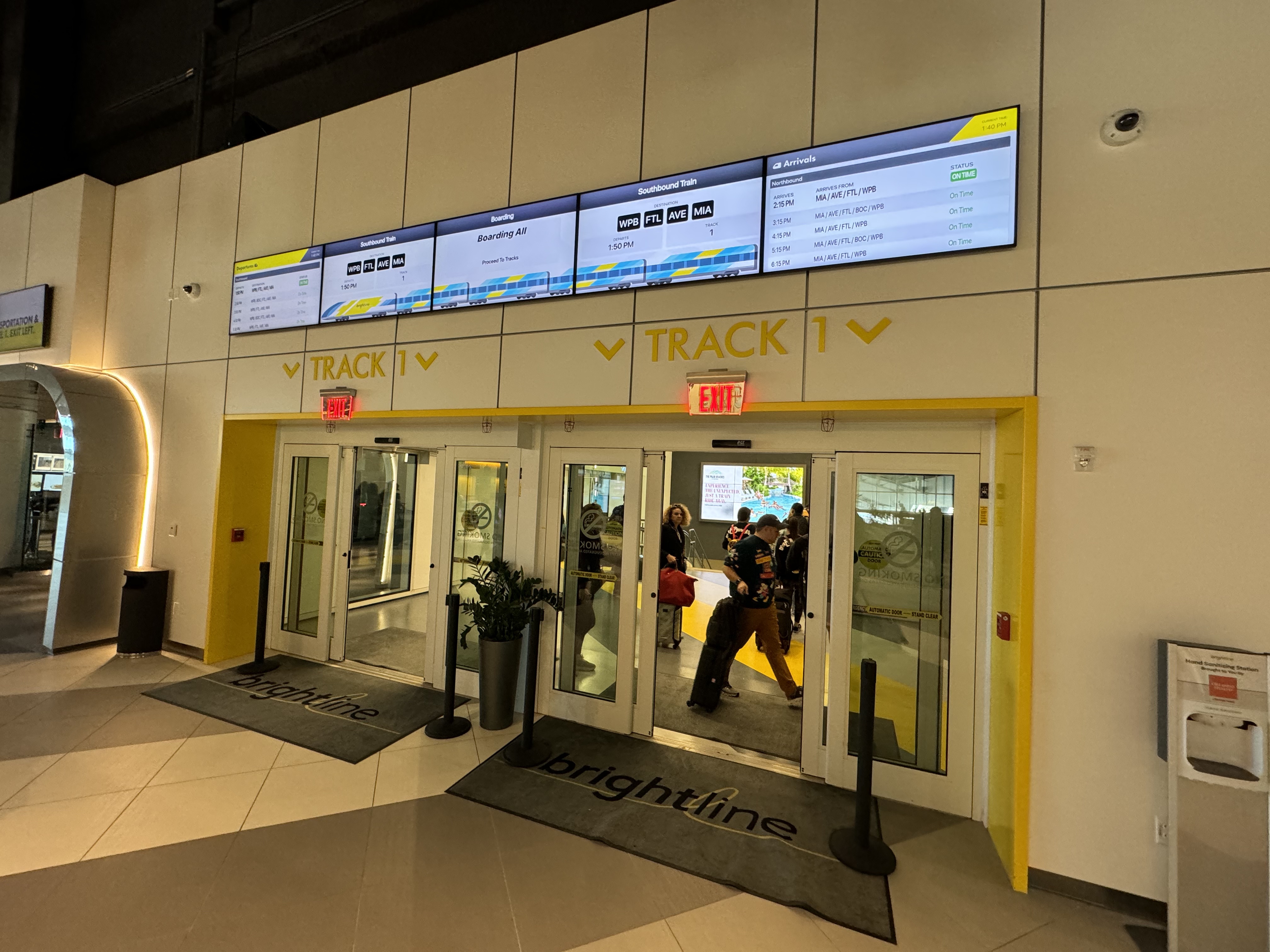 Brightline Boarding Gate Brightline Boarding Gate