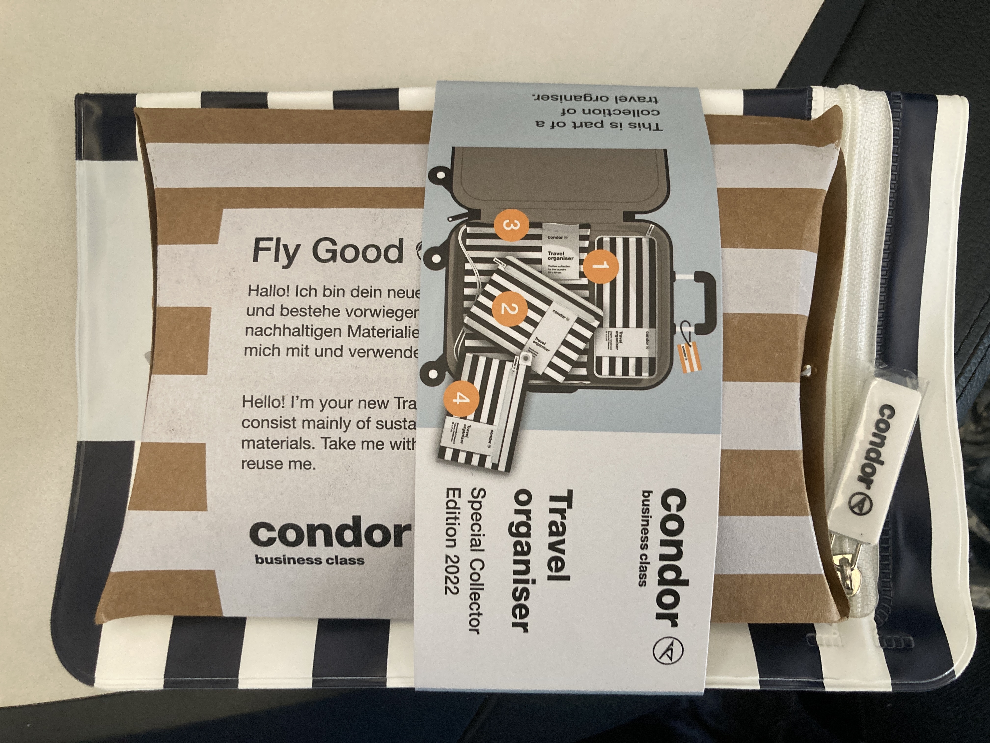 Condor A330 900neo business class amenity kit bundle Condor A330 900neo business class amenity kit bundle