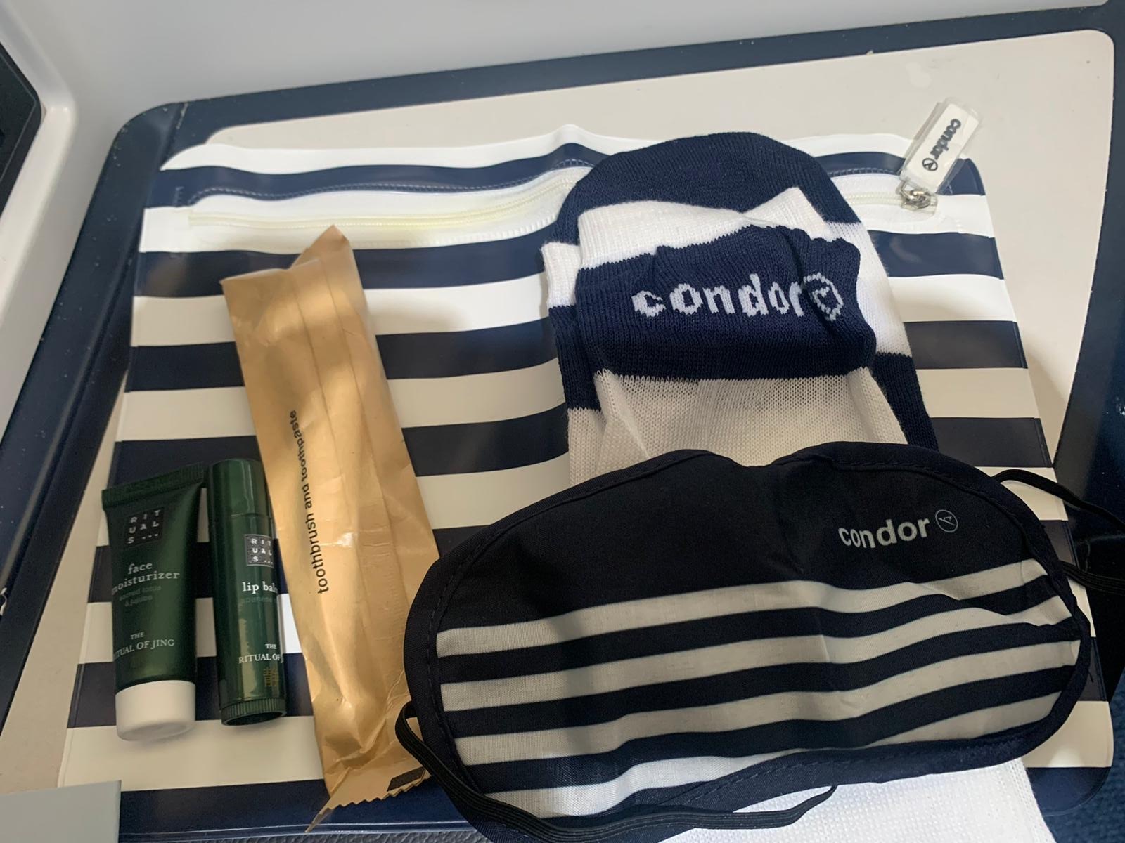 Condor A330 900neo business class amenity kit contents Condor A330 900neo business class amenity kit contents