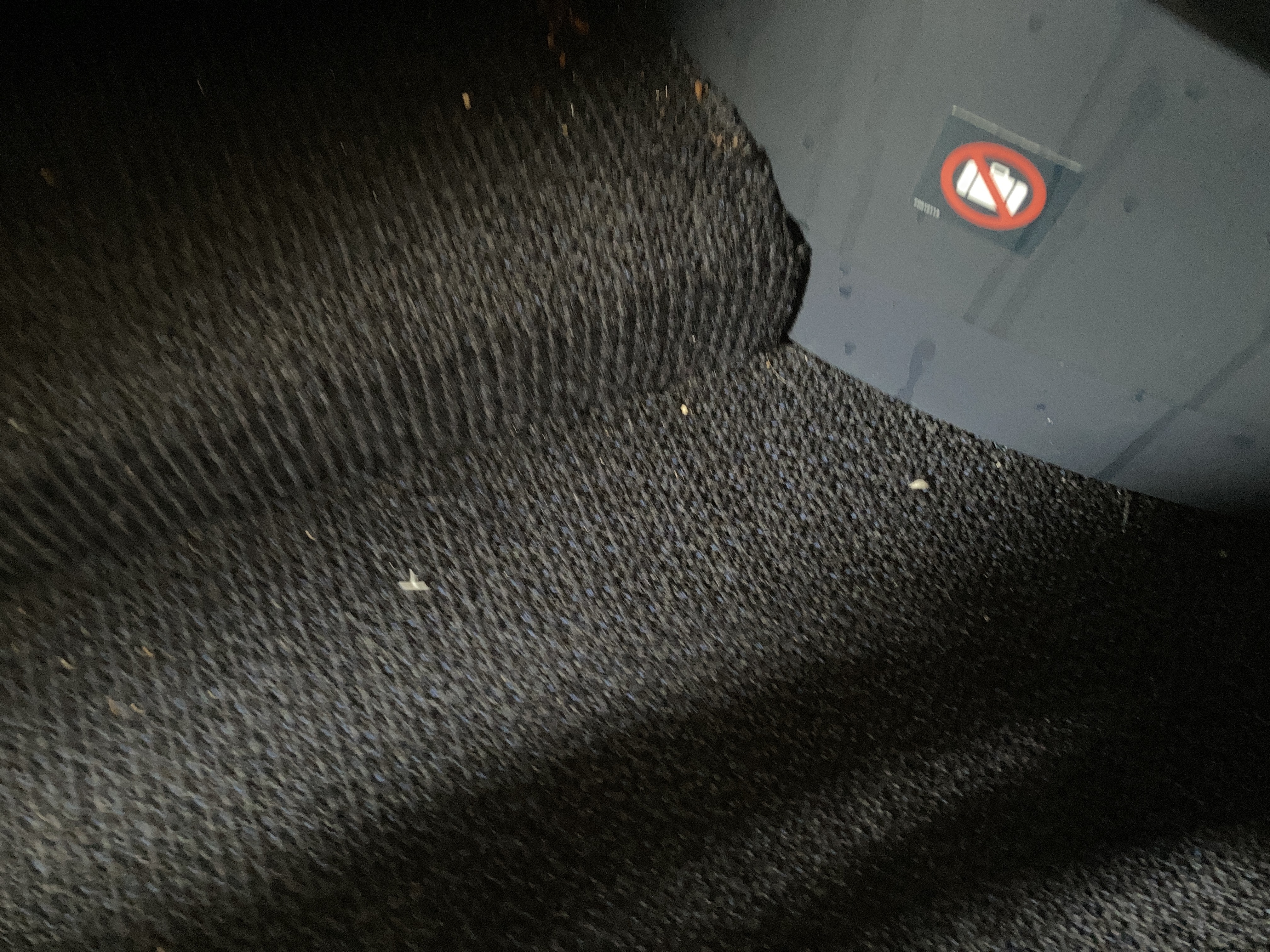 Condor A330 900neo business class crumbs on floor Condor A330 900neo business class crumbs on floor