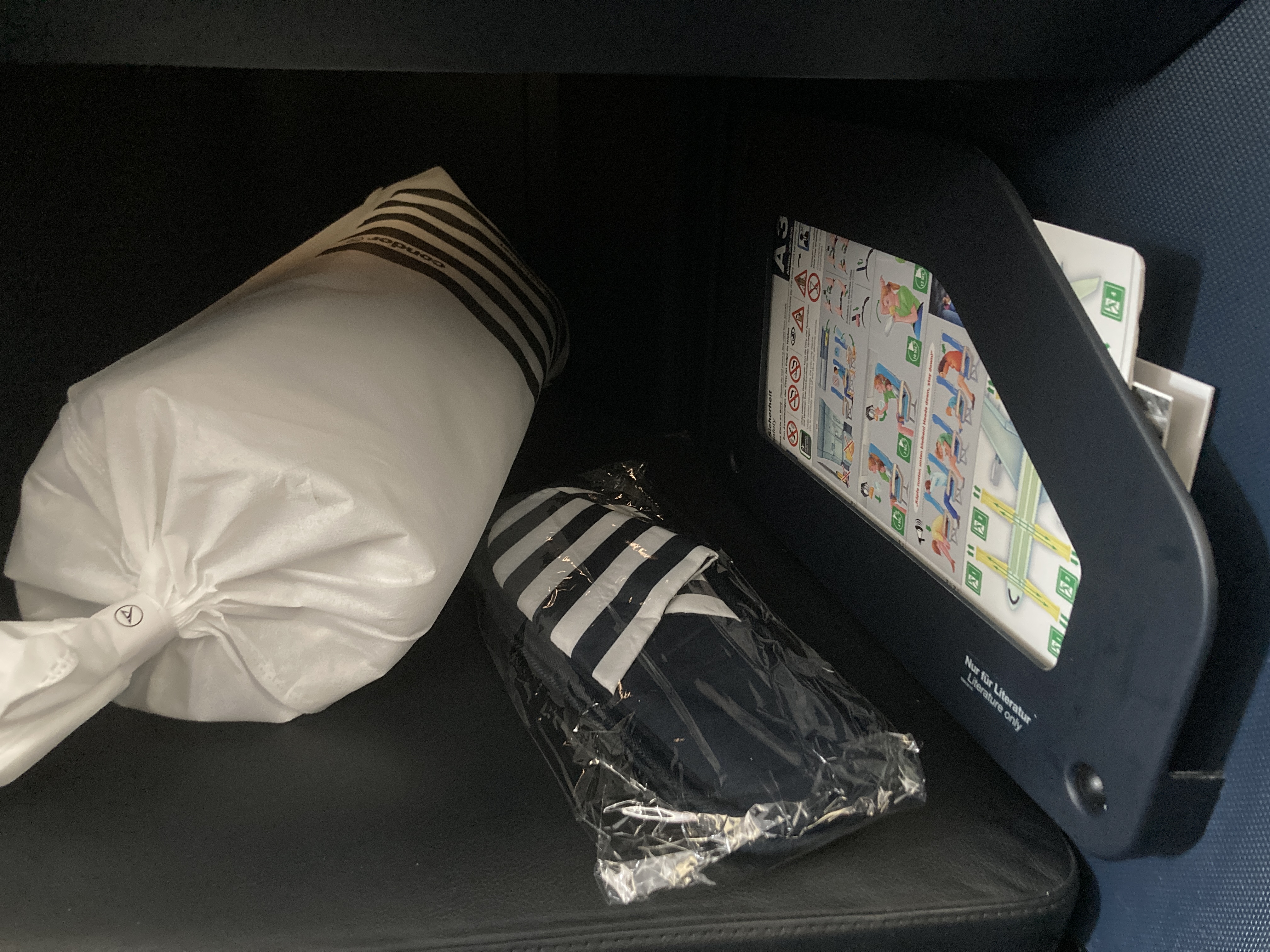 Condor A330 900neo business class footwell Condor A330 900neo business class footwell